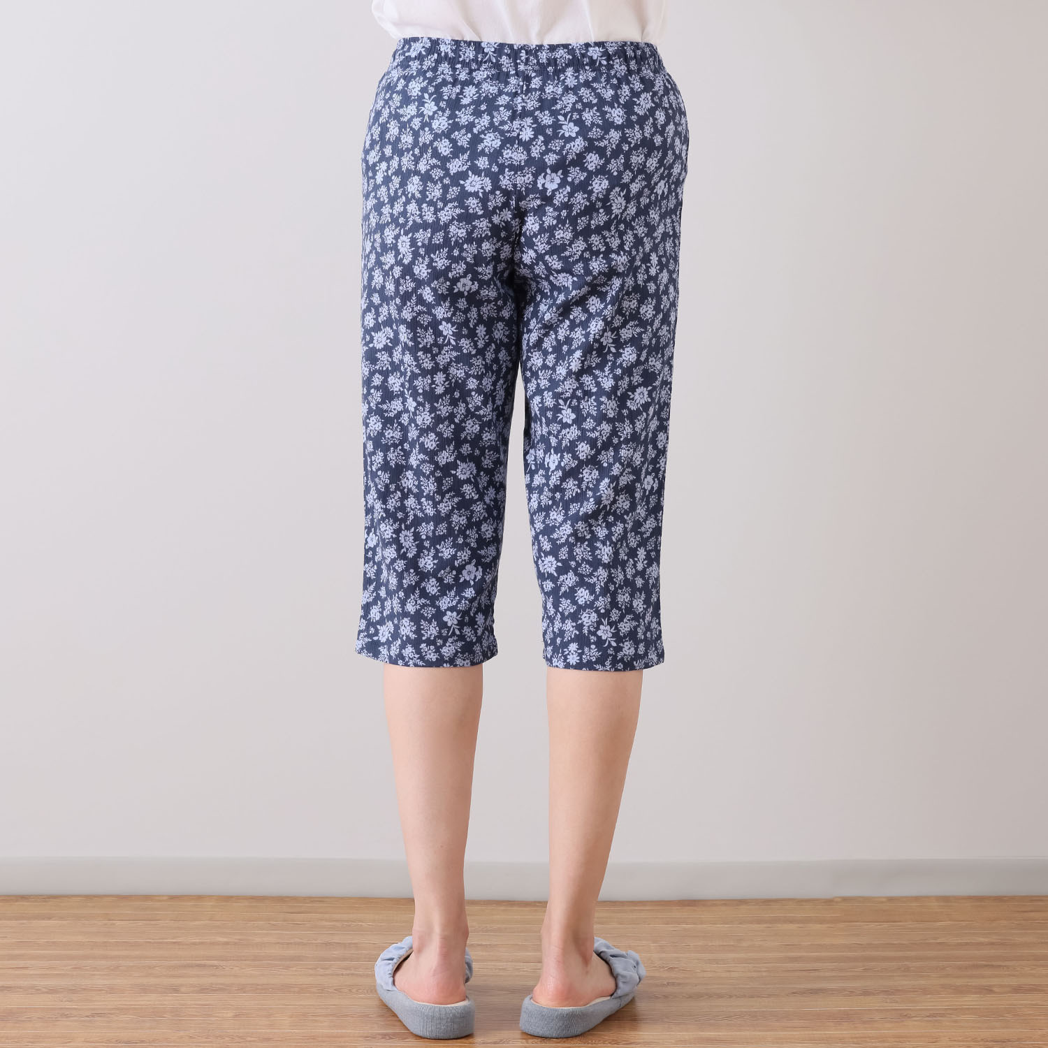 涼活女子 吸水速乾 ７分丈カプリパンツ ２枚セット