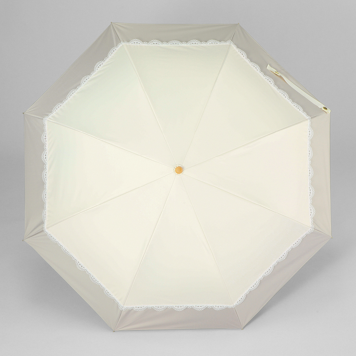 センテリオ バイカラーレース 晴雨兼用 折りたたみ日傘