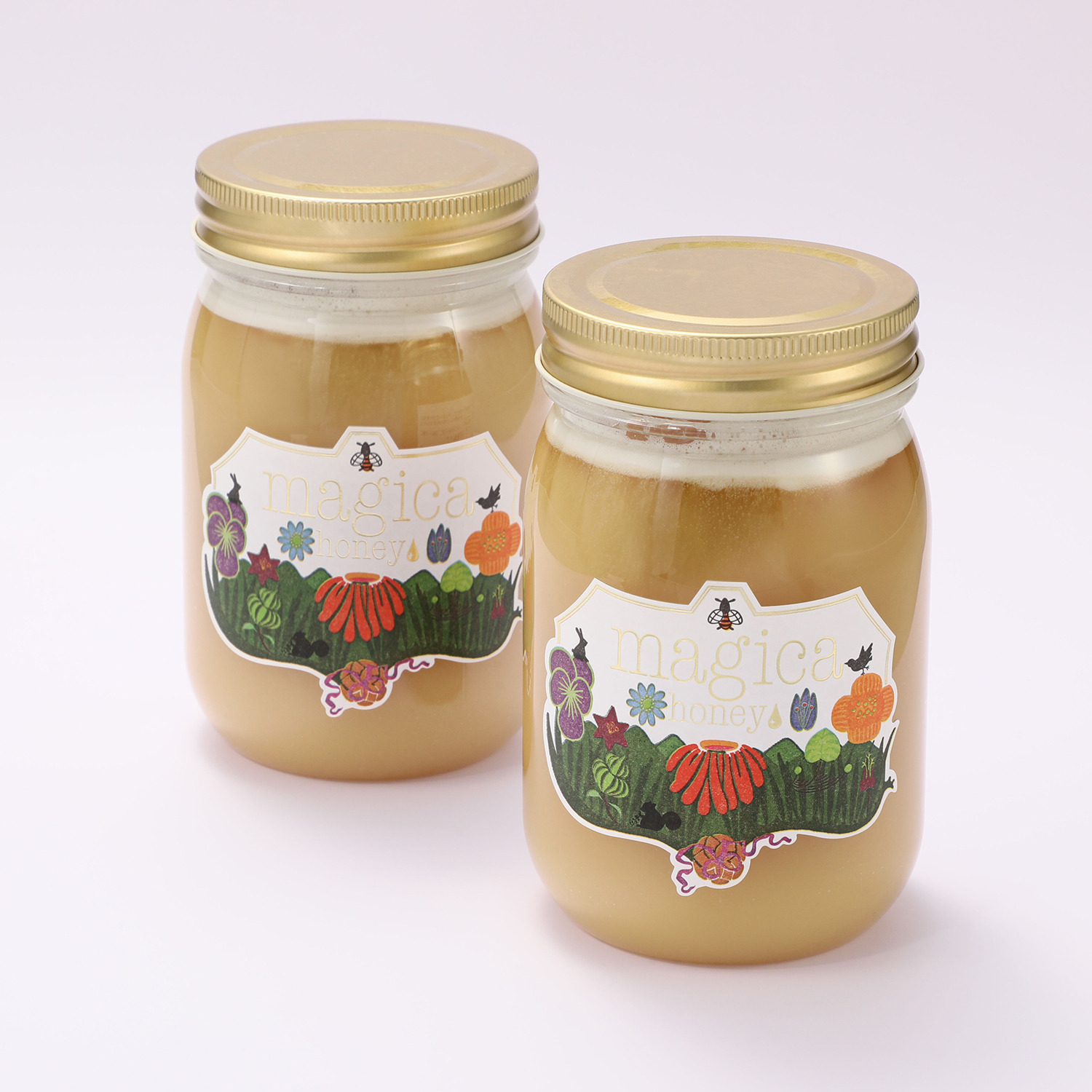 アルゼンチン産 非加熱生はちみつ 酵素が活きてる “マヒカハニー” ２個セット