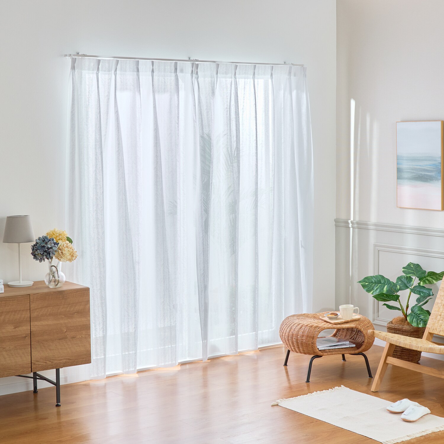 クラレトレーディング 暑さをブロック 爽涼カーテン エコサーマル　２枚組 ＜１００×２３０ｃｍ＞