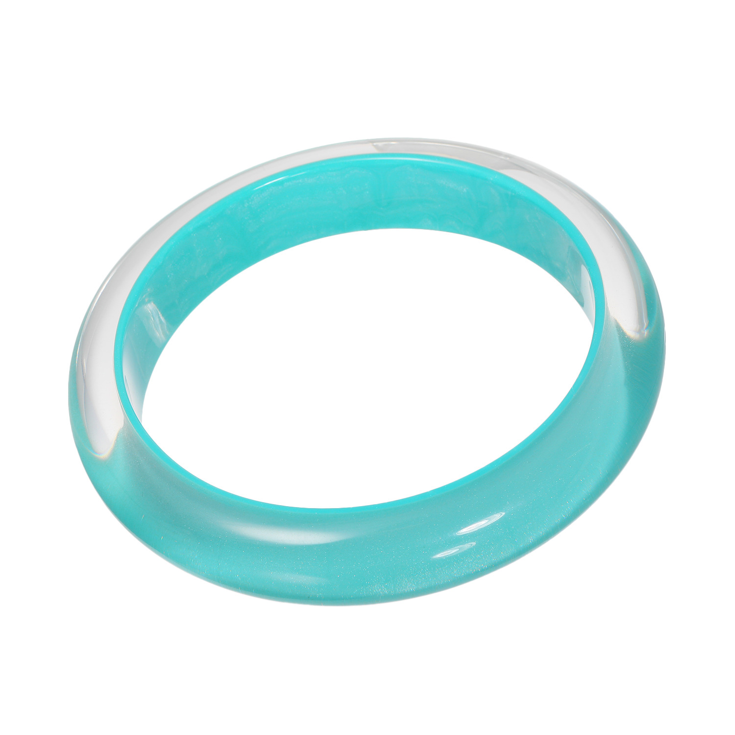 シスカ レジン クリアカラー バングル