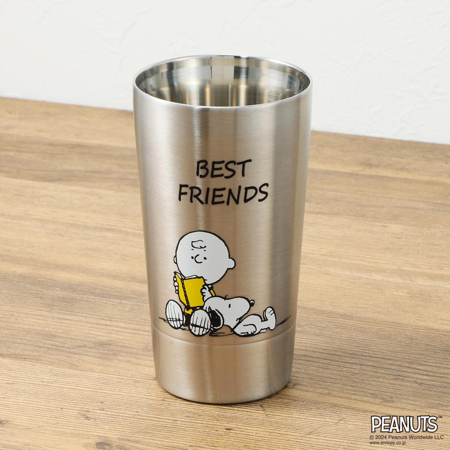 スヌーピー 木箱入り ステンレスタンブラー
