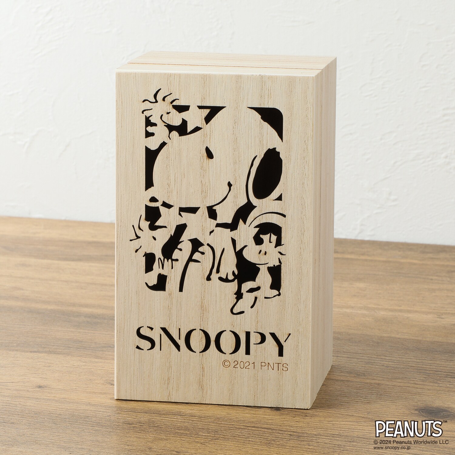スヌーピー 木箱入り ステンレスタンブラー