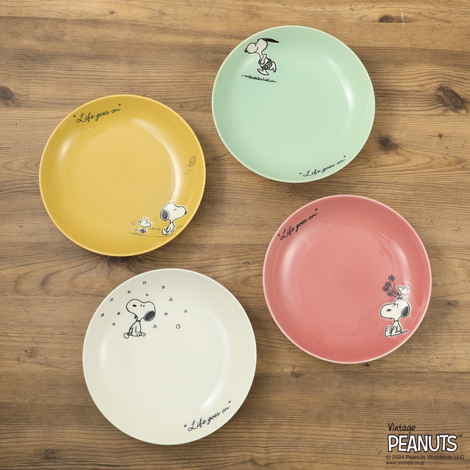 スヌーピー 日本製 パスタプレートセット