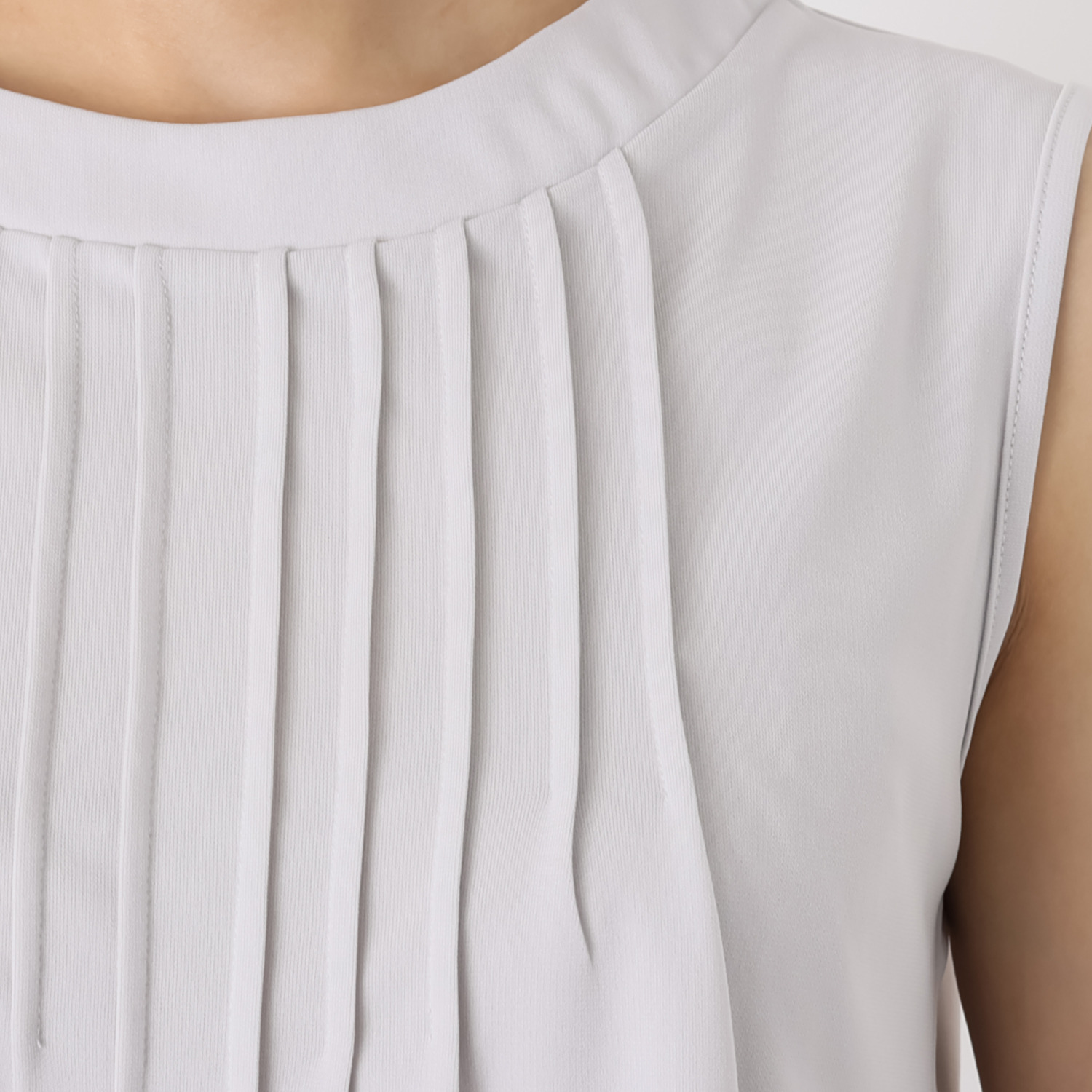 ジョリーフェム グラデーションプリント ピンタックチュニック