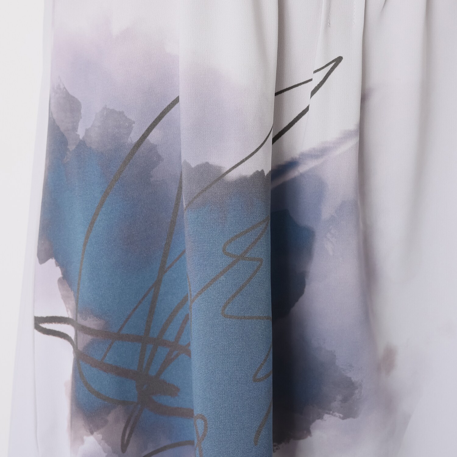 ジョリーフェム グラデーションプリント ピンタックチュニック