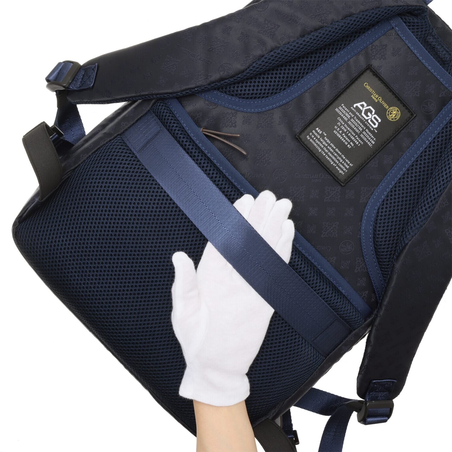 クリスチャン　オリビエ 無重力のような背負い心地 はっ水ジャガード ＡＧＳ機能搭載リュック ＜Ｍ＞