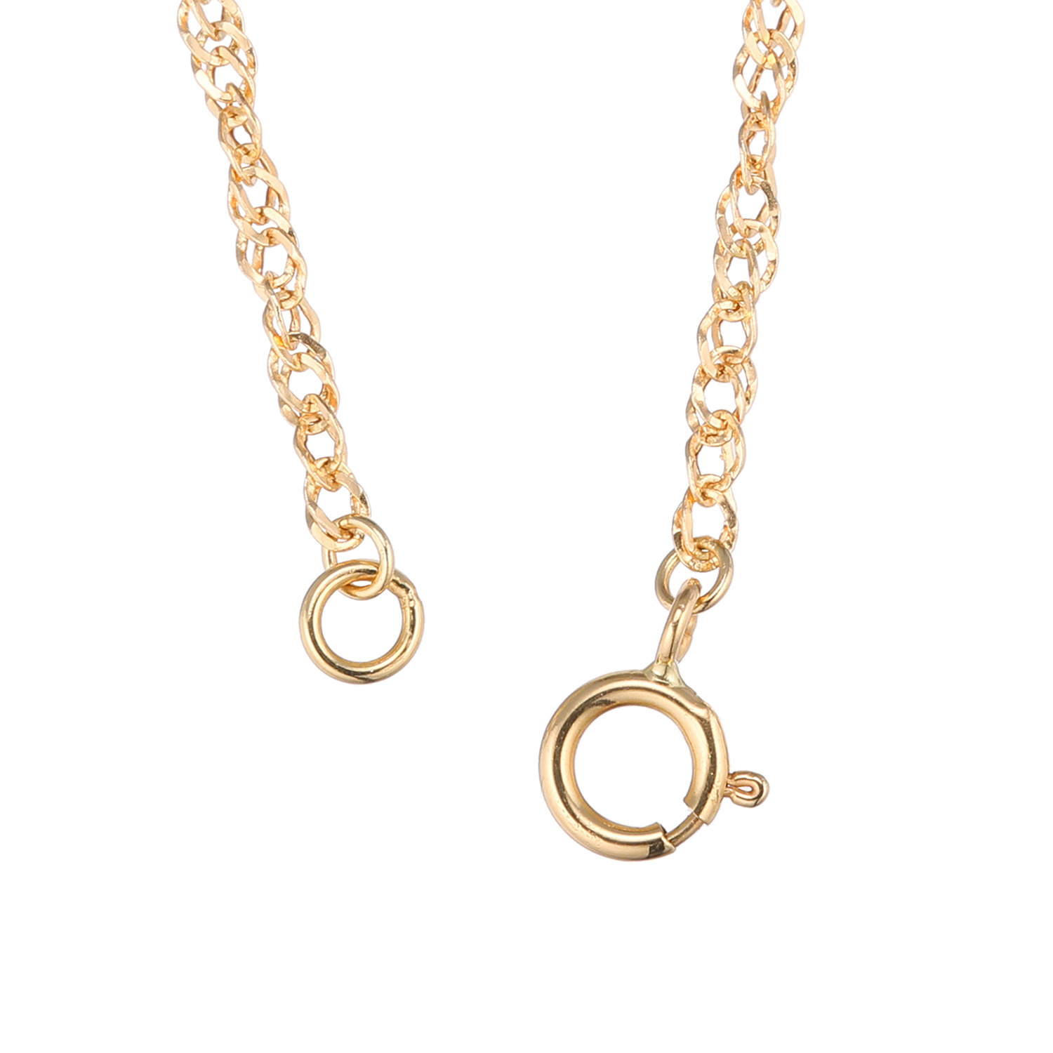 ミオ　イターリア １８Ｋ ホロースクリューチェーン ロングネックレス