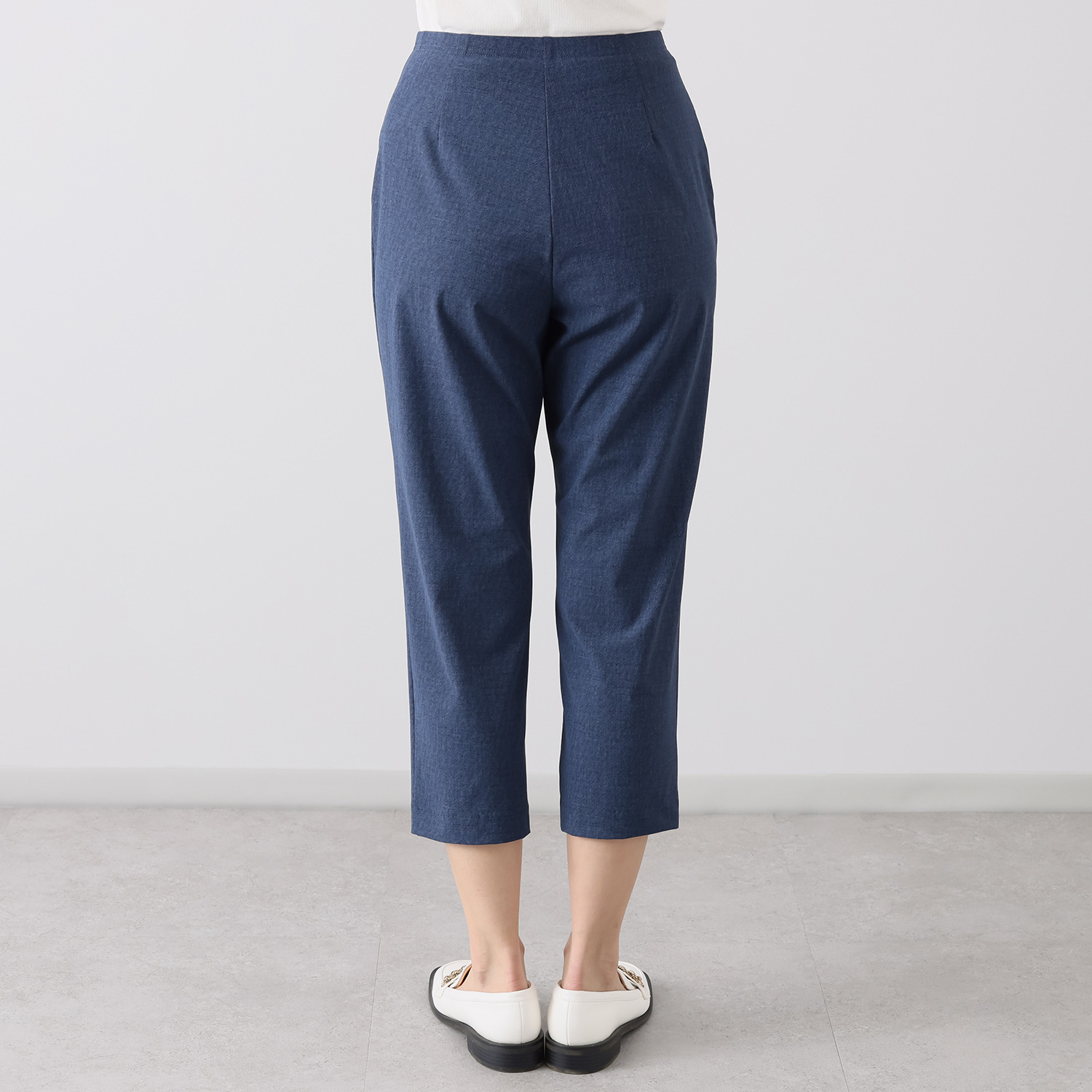 ピーツー プリントクロップトパンツ ＆タックガウチョパンツ