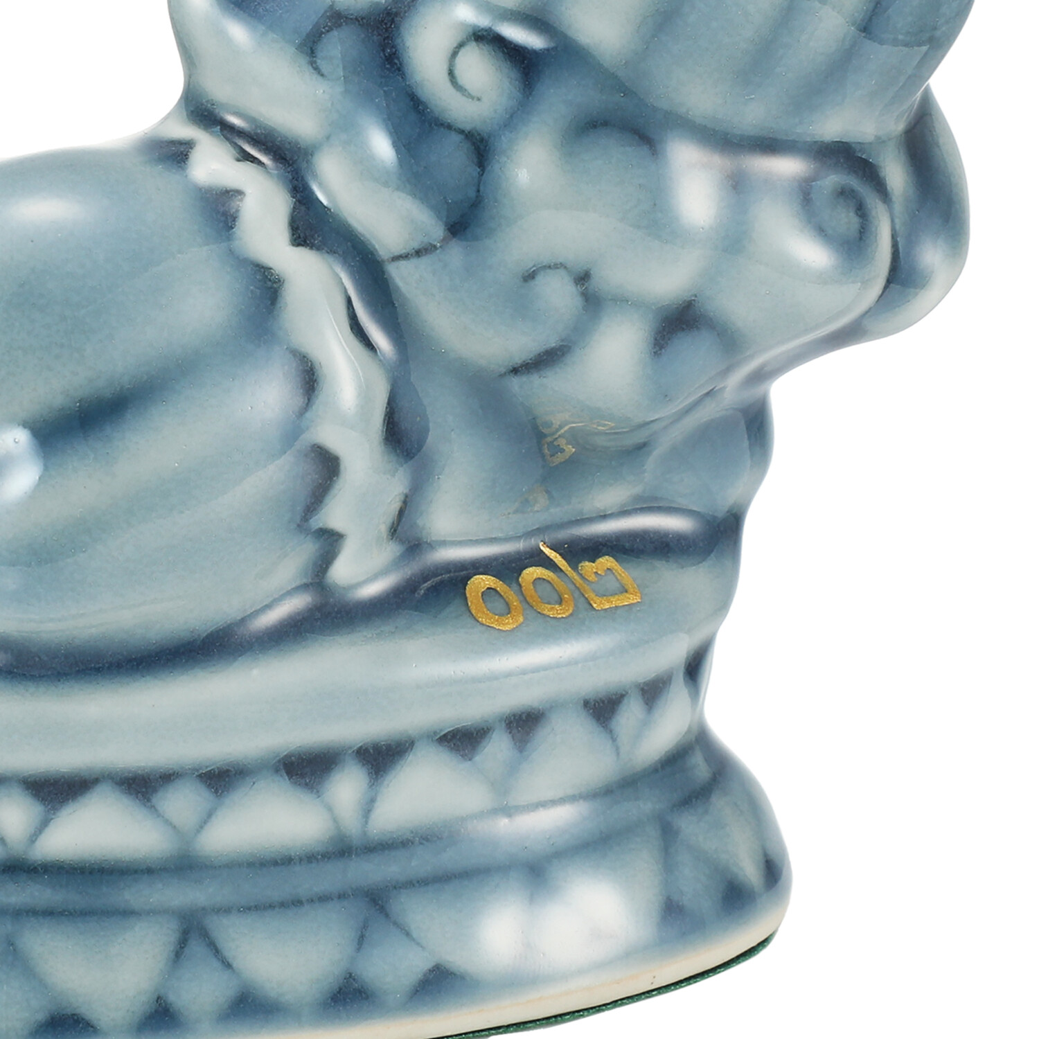 プラピカネ タイ伝統“セラドン焼” ＜祝！ベイビーピカネ像＞ 〜お金持ちで、健康で、 一生幸せ！を象徴〜