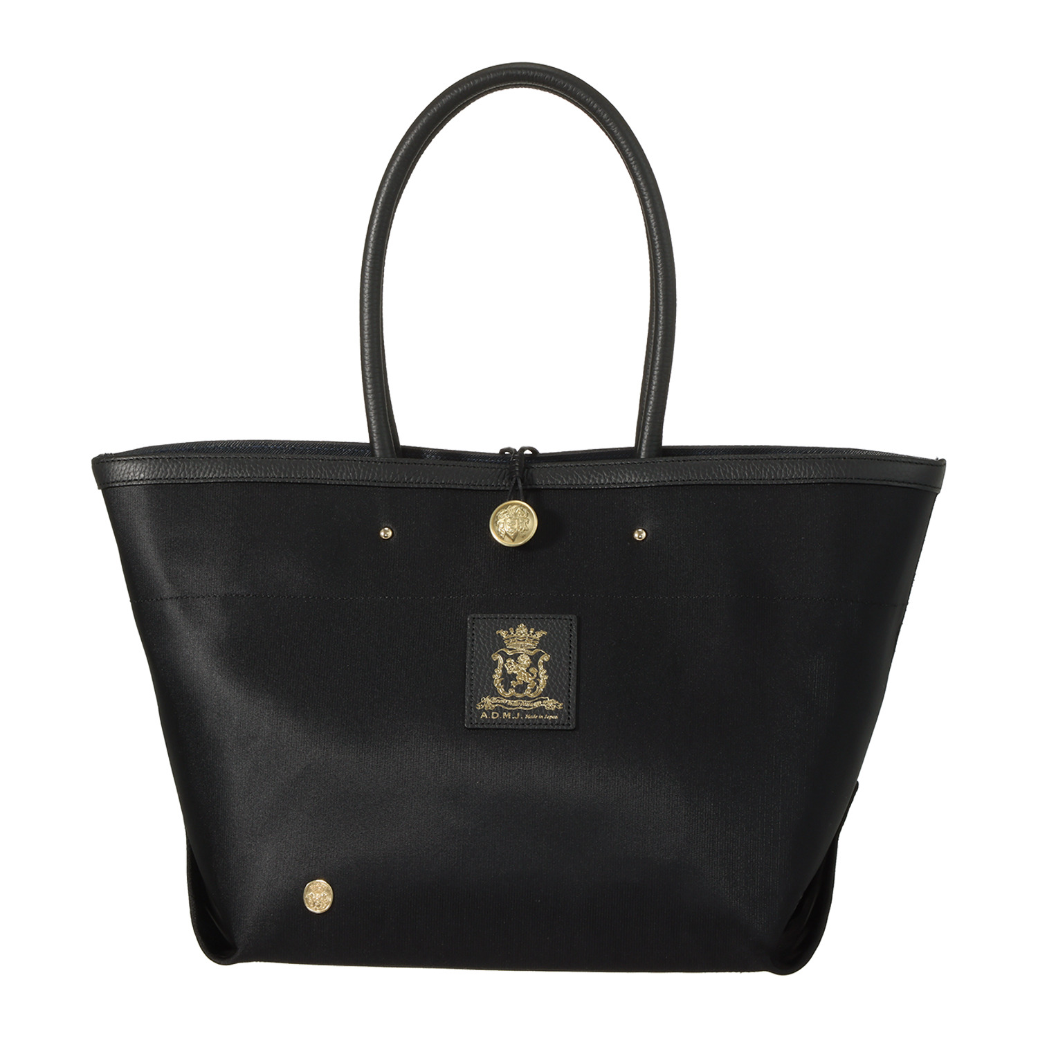 エーディーエムジェイ ナイロン ファスナートートバッグ