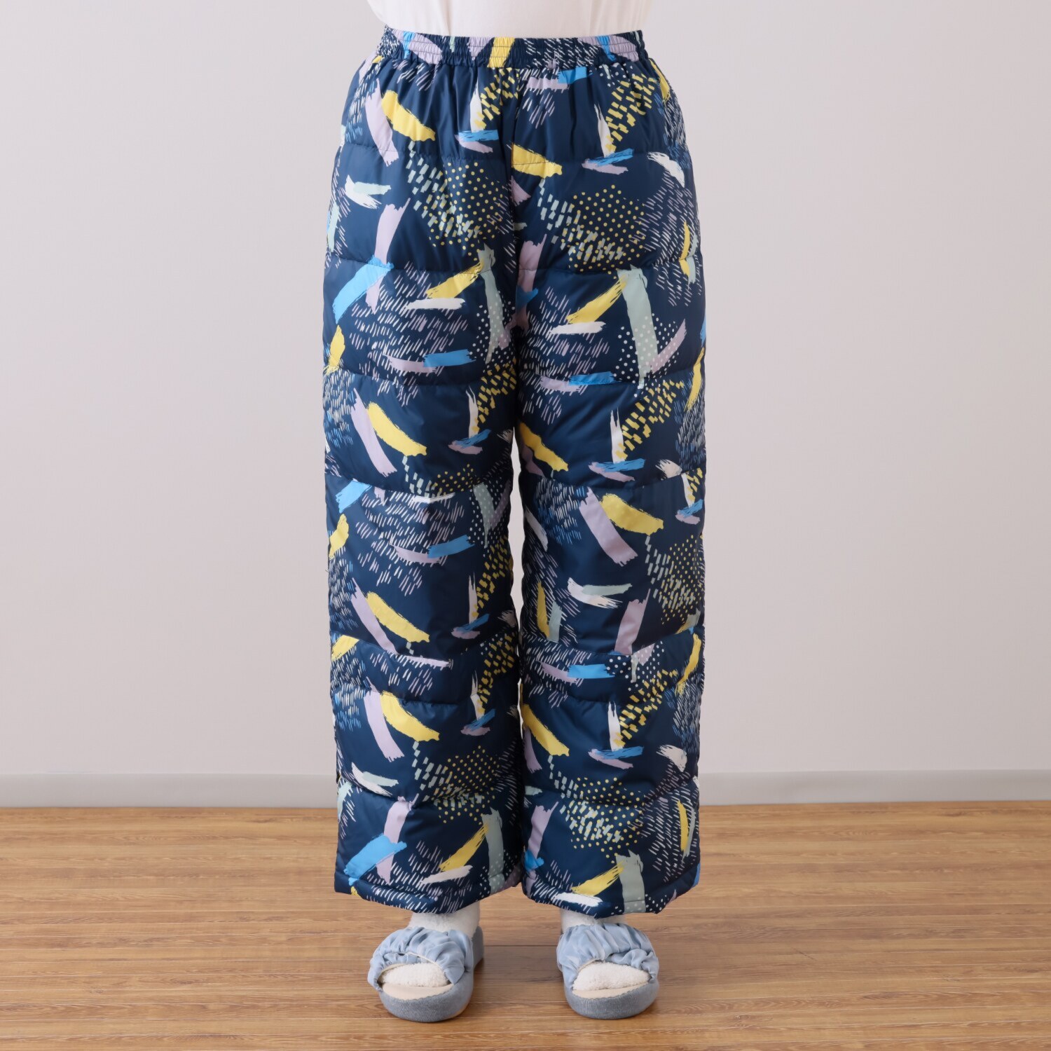 モリリン 軽くてあったか ホワイトダックダウン 羽毛パンツ