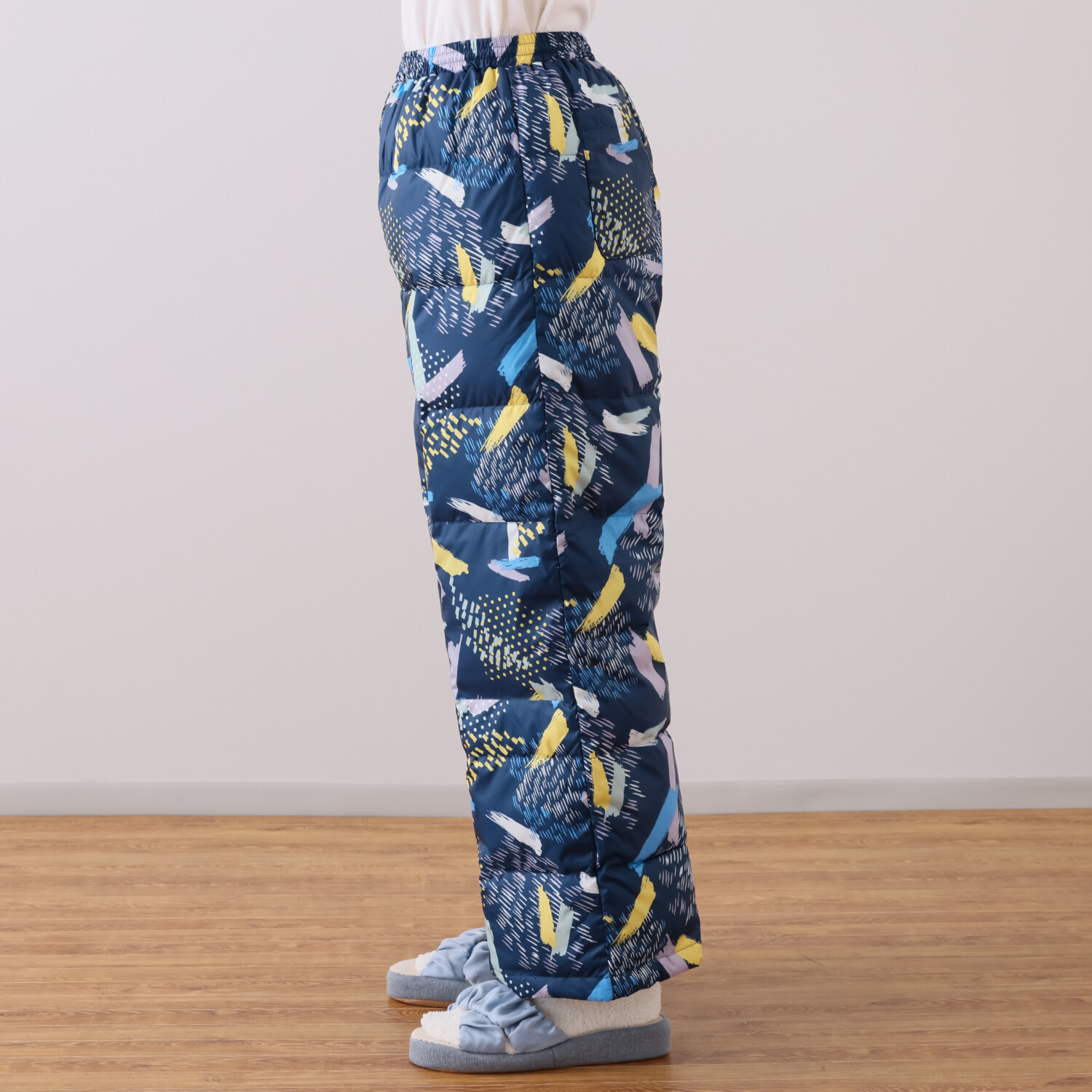 モリリン 軽くてあったか ホワイトダックダウン 羽毛パンツ