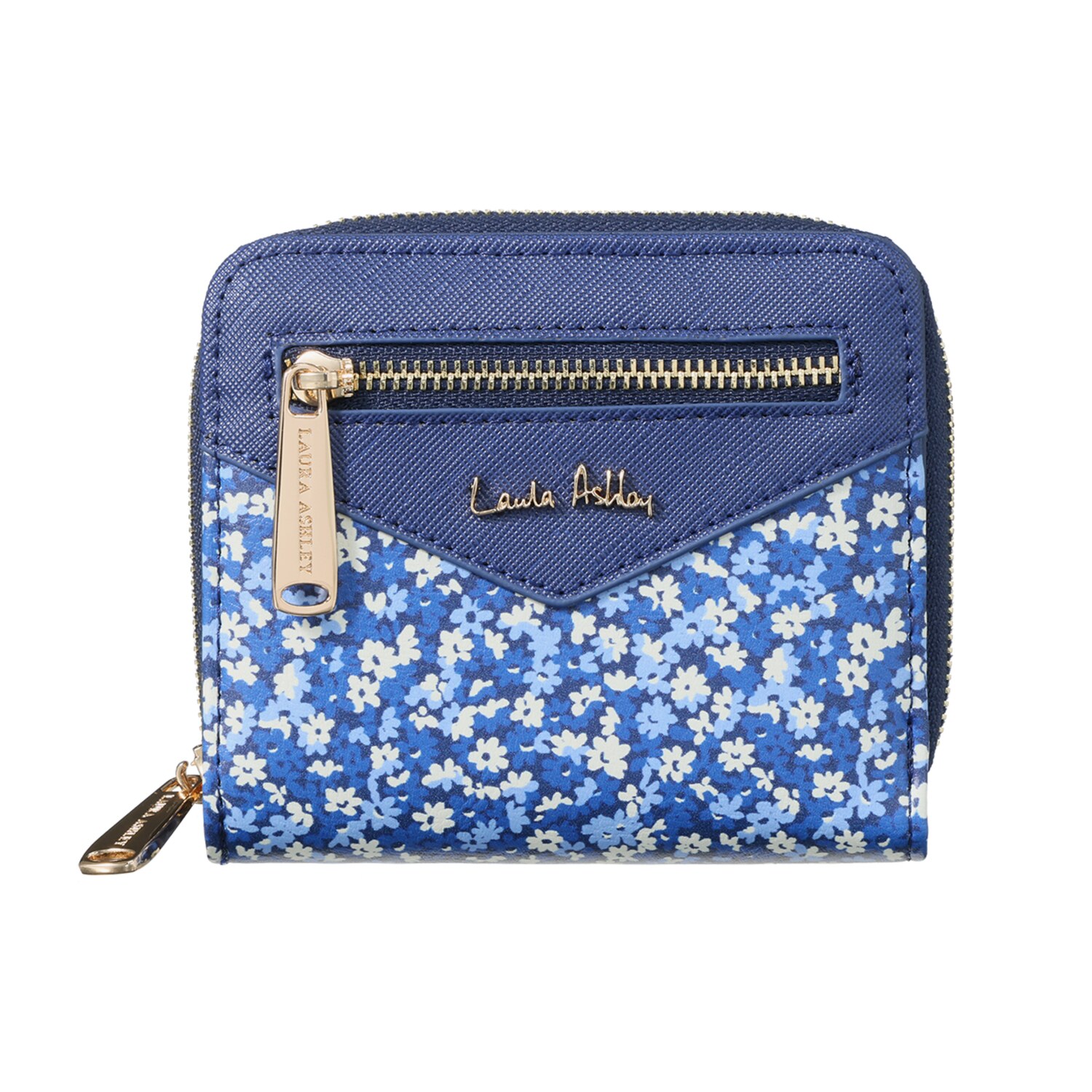 ローラアシュレイ ラウンド 二つ折り財布