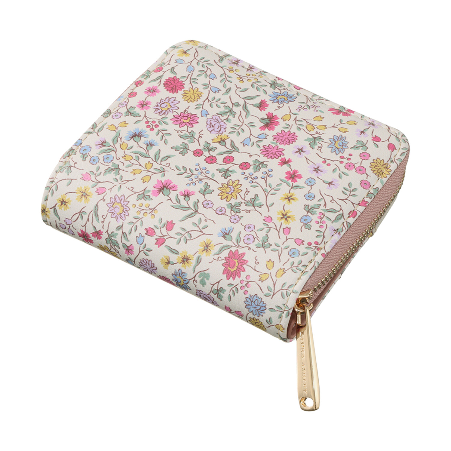 ローラアシュレイ ラウンド 二つ折り財布