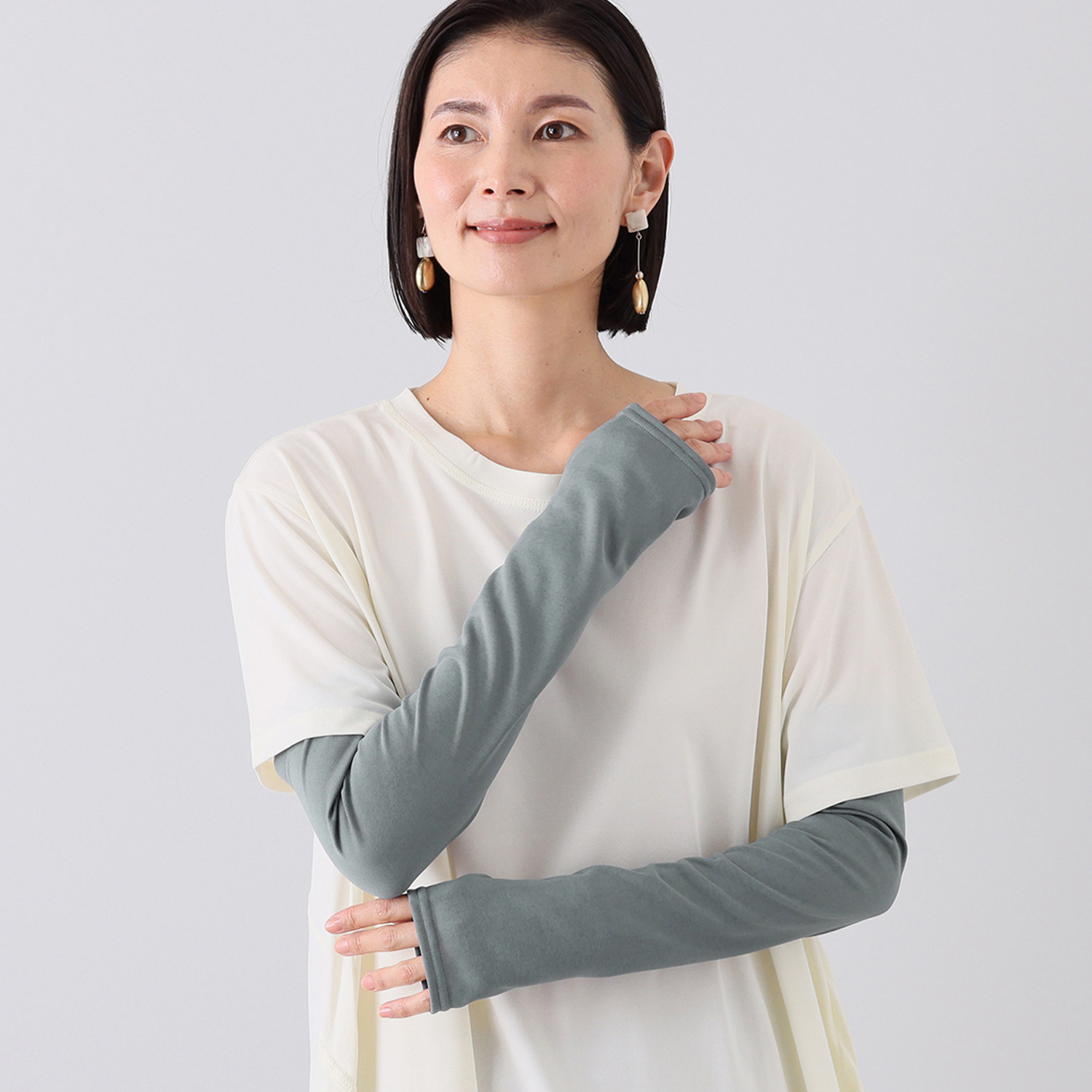 ココンライフ　ドゥ 虫よけ素材使用！ ＵＶカット・速乾 アームカバー