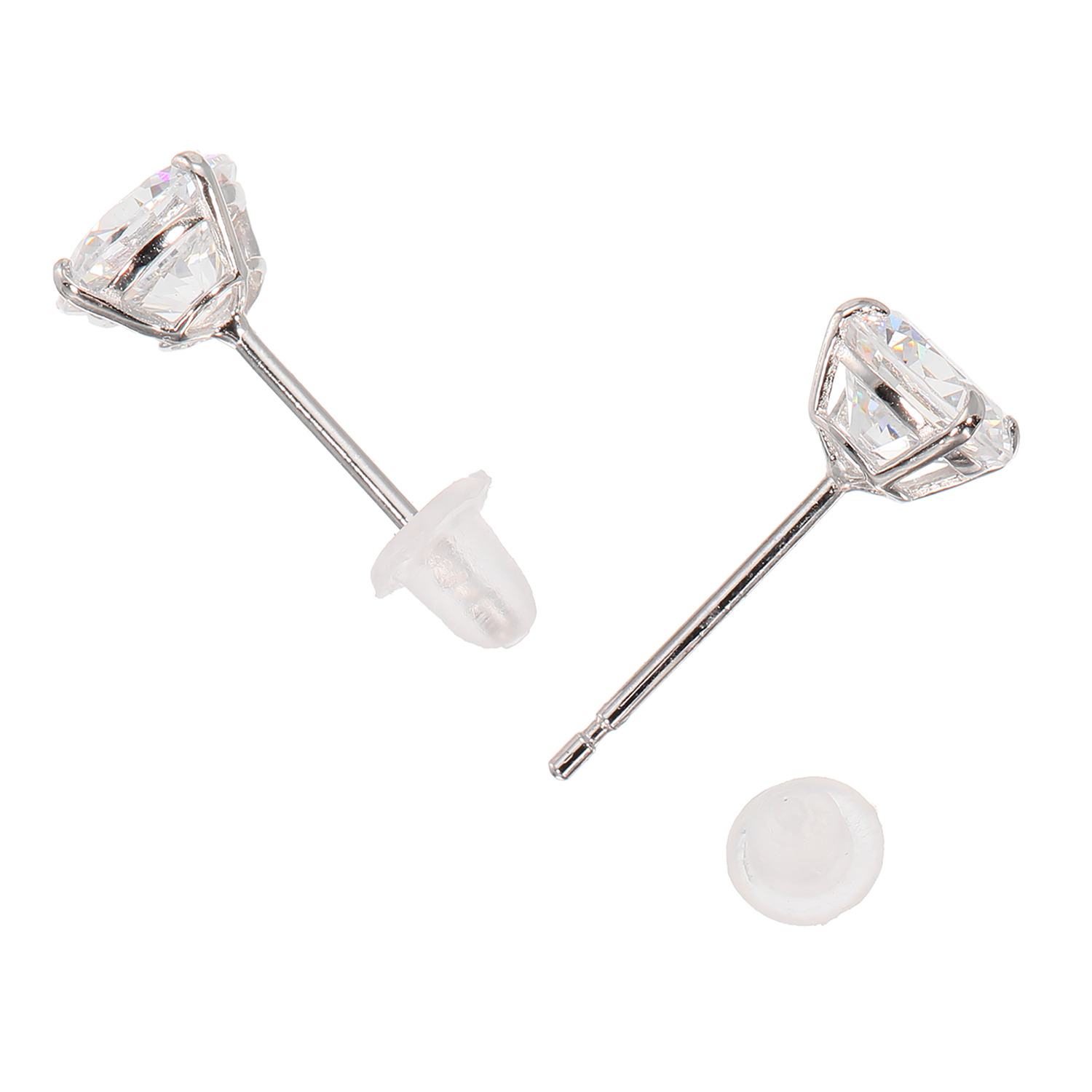 ブリランテステッラ シルバー ＣＺ １粒スタッドピアス