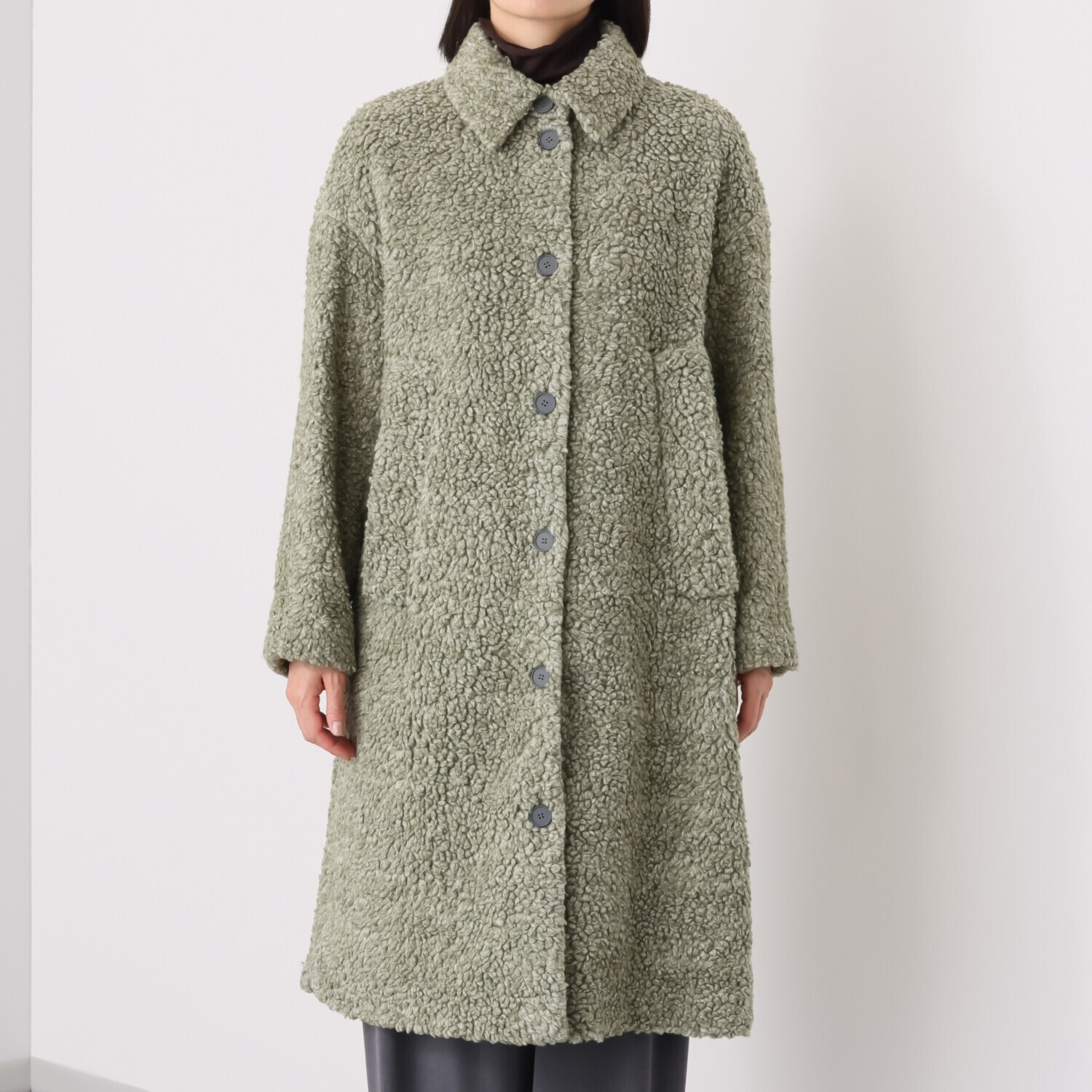 ティーコート イタリア製 ボアコート