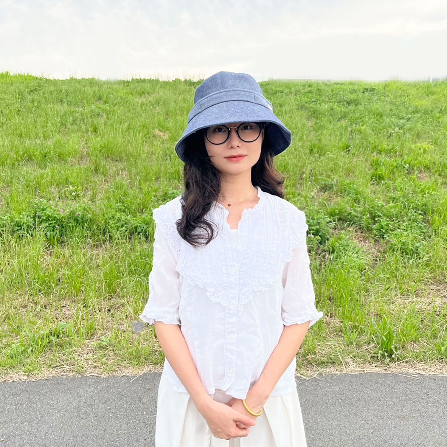 タイムクロス 日本製 快適・ＵＶカット 風が抜けるクロッシェ