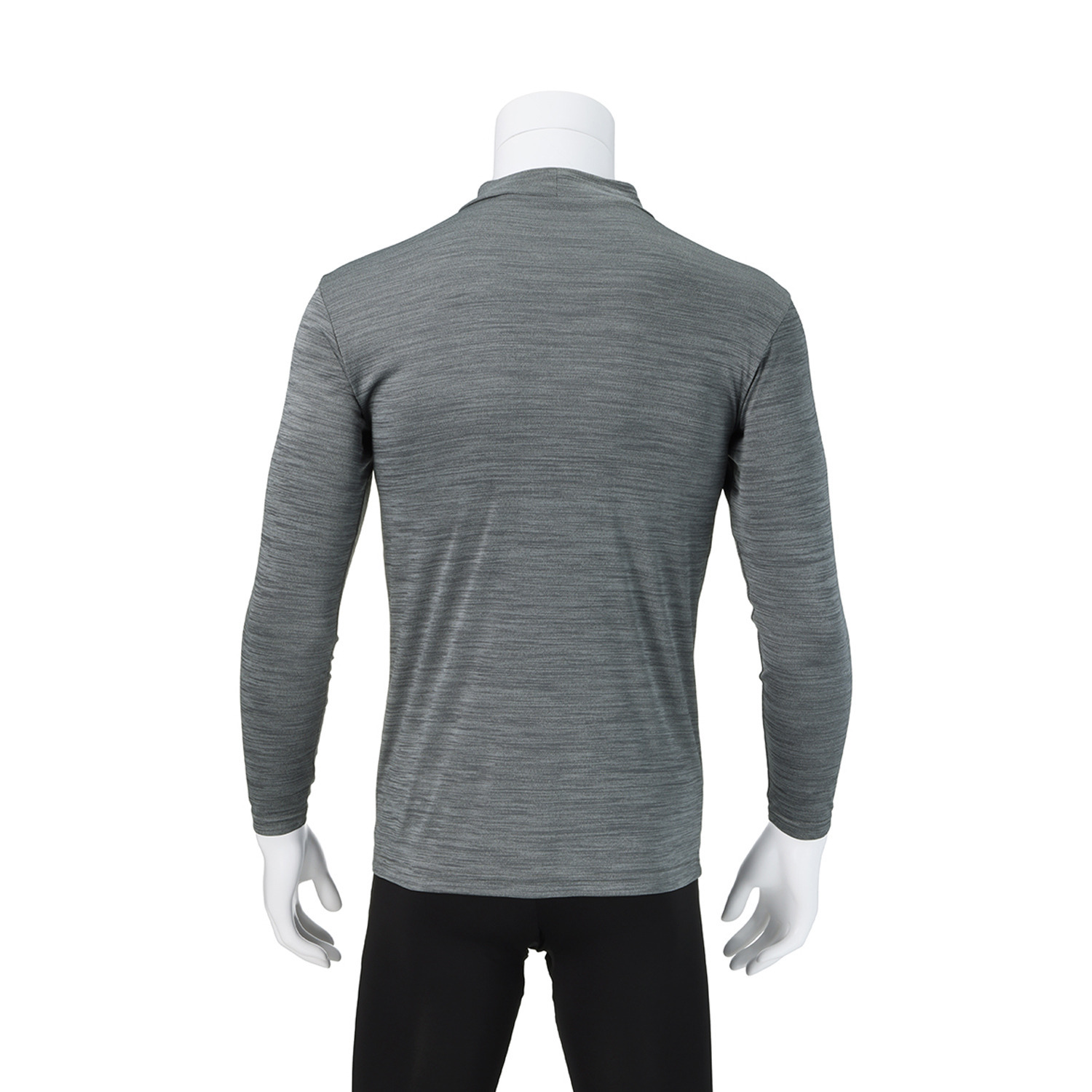 ブリーズテックス 防風　透湿 裏起毛 ハイネック長袖インナー 同色２枚セット ＜メンズ＞