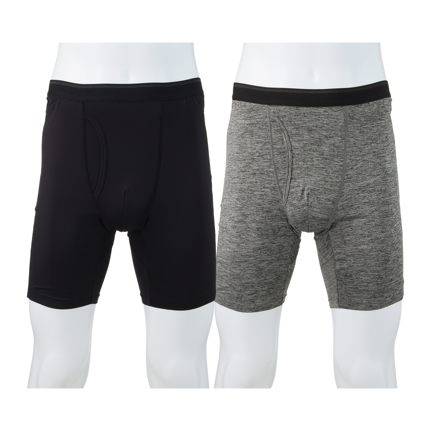 ブリーズテックス 防風　透湿 裏起毛ロングボクサー ボトム２枚セット ＜メンズ＞