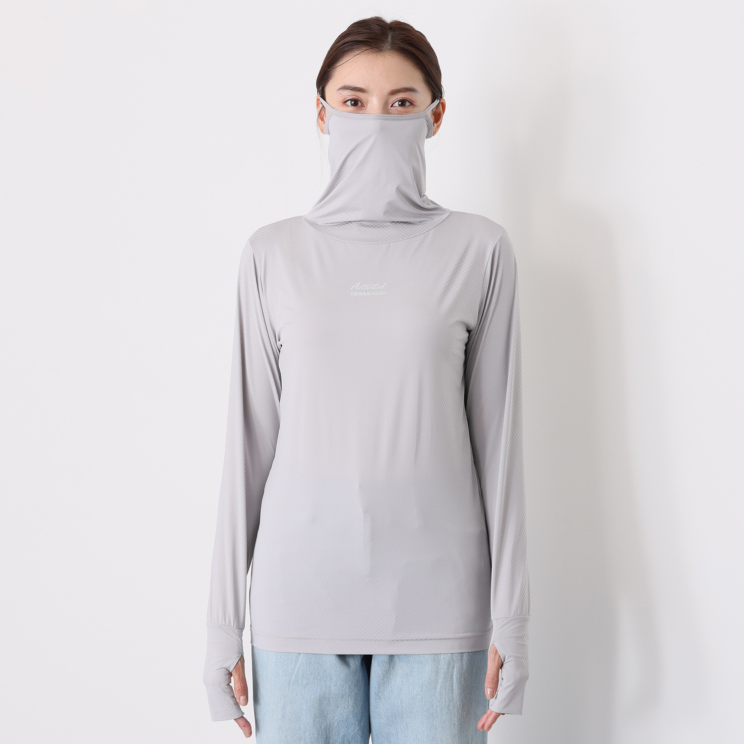 アクティバイタルライフ 着て暑さ対策！ 衣類内の気候の 快適化を目指した フェイスガード付 冷感ウェア