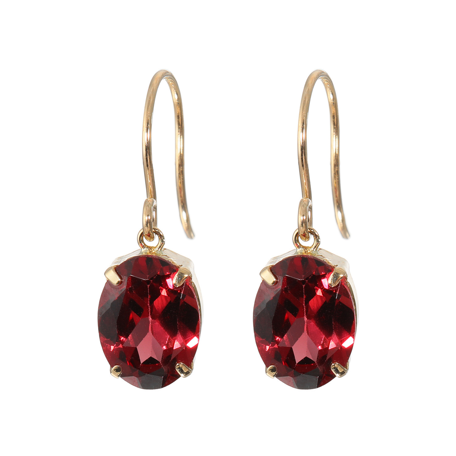 １０Ｋ ２カラットＵＰ ガーネット スウィングピアス