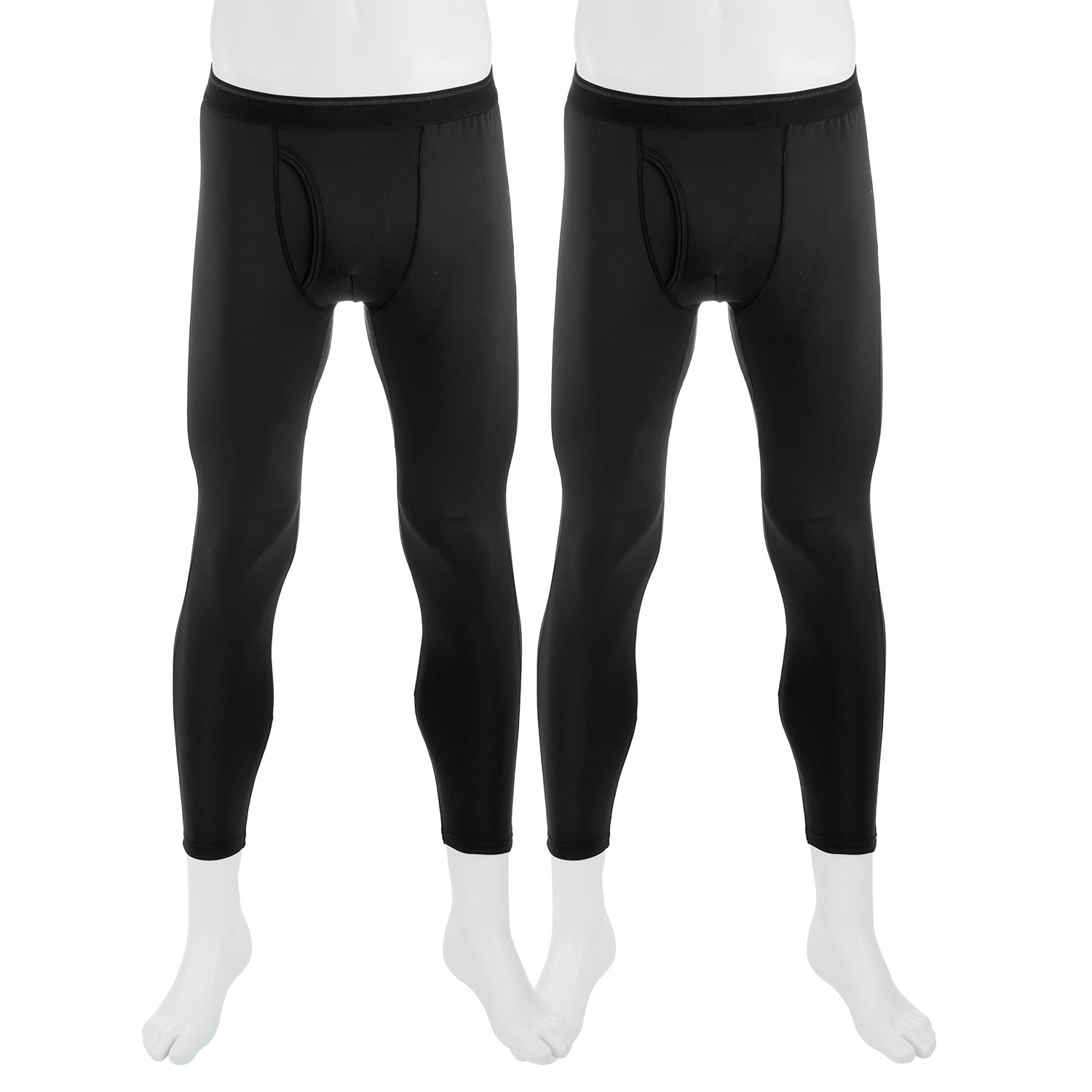 ブリーズテックス 防風　透湿 裏起毛ロングタイツ ２枚セット ＜メンズ＞