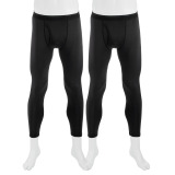 ブリーズテックス 防風　透湿 裏起毛ロングタイツ ２枚セット ＜メンズ＞