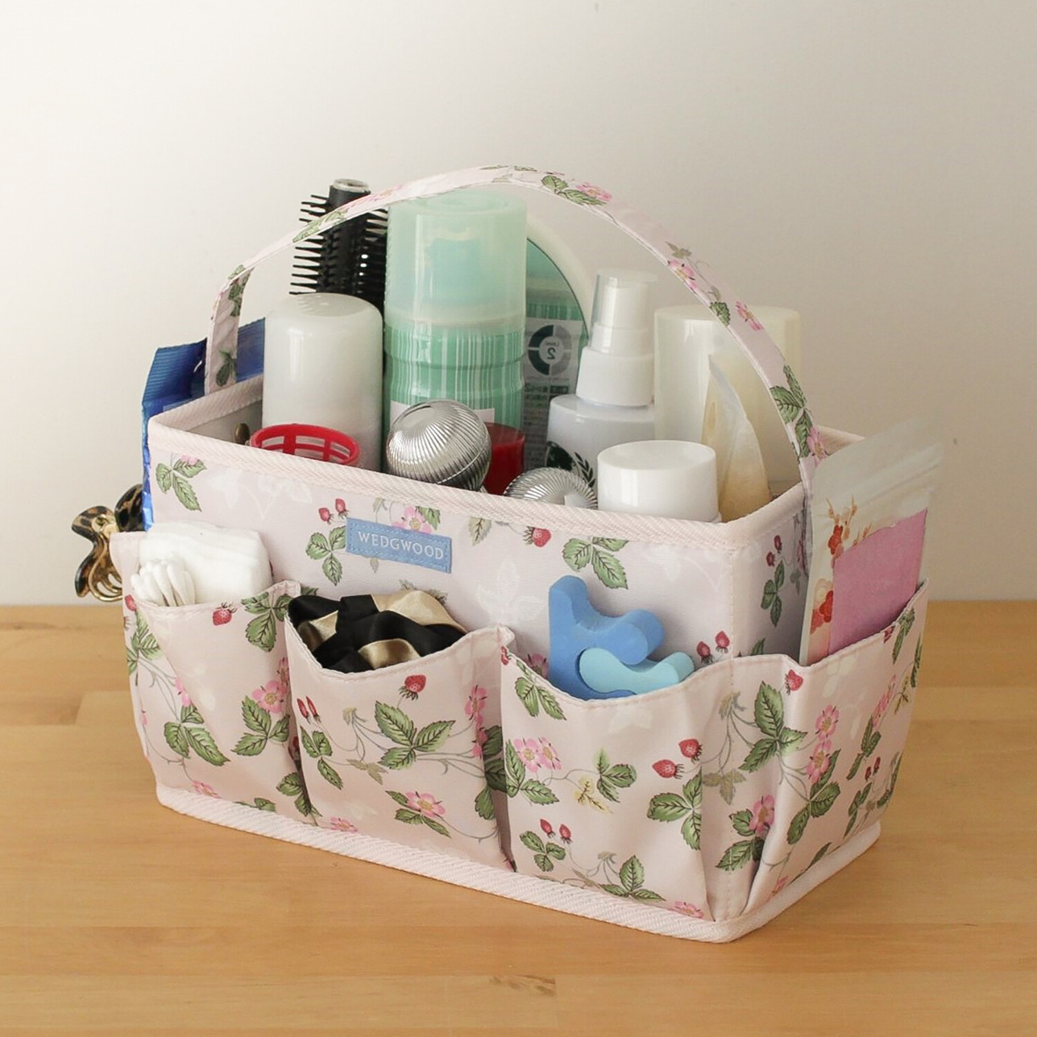 ウェッジウッド ワイルドストロベリー 折りたたみコスメボックス