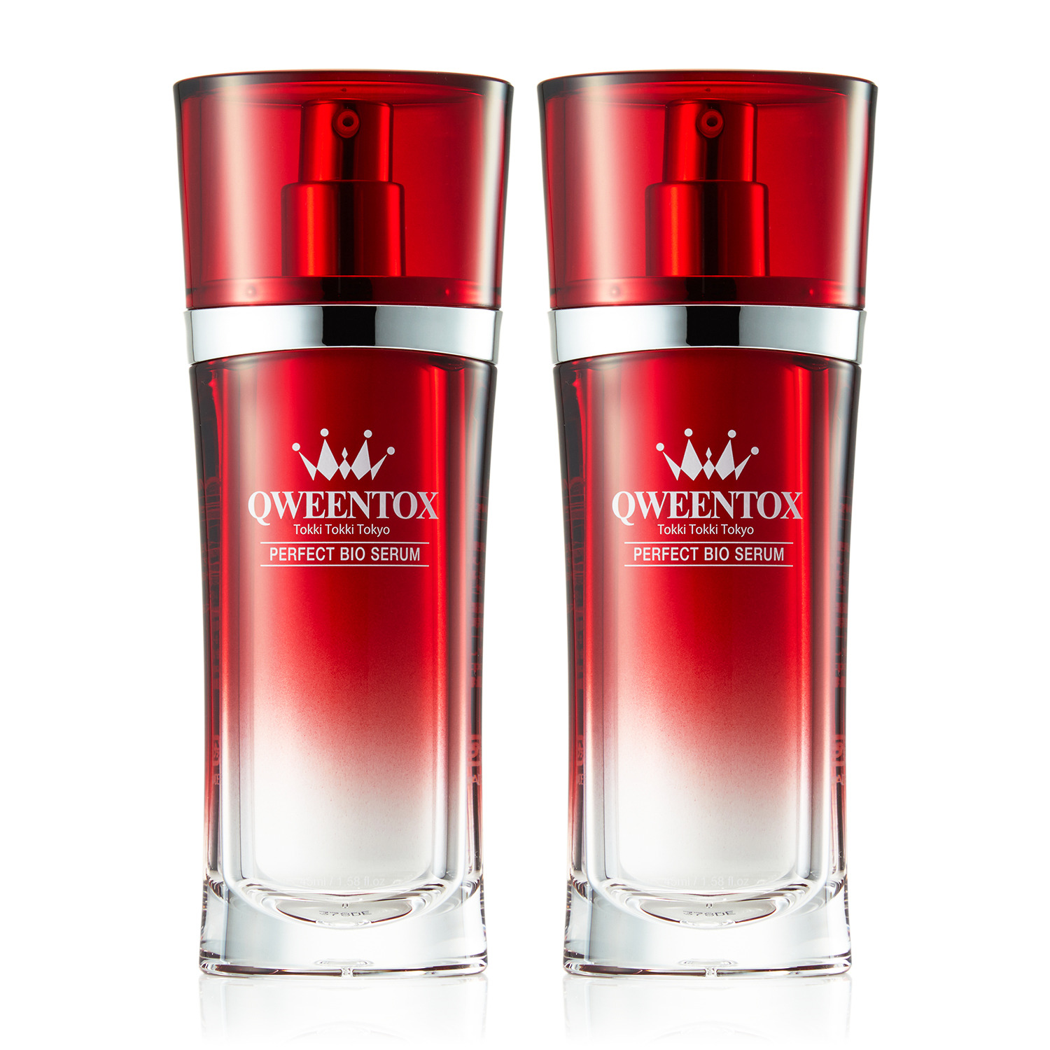 クウィーントックス ボツリヌス菌由来成分配合 ハリツヤキメ肌へ導く パーフェクトバイオセラム ２本セット 