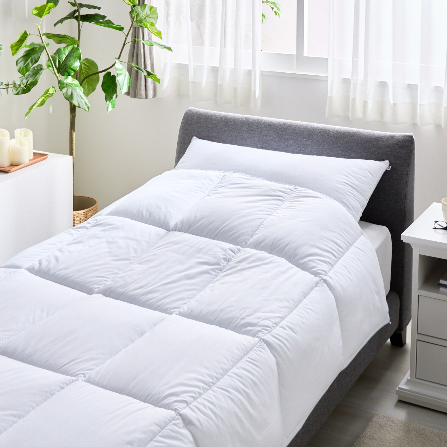 プリマロフト１２００ しっかり暖か＆ ふんわり柔らか！ 洗える掛けふとん ＜シングル＞