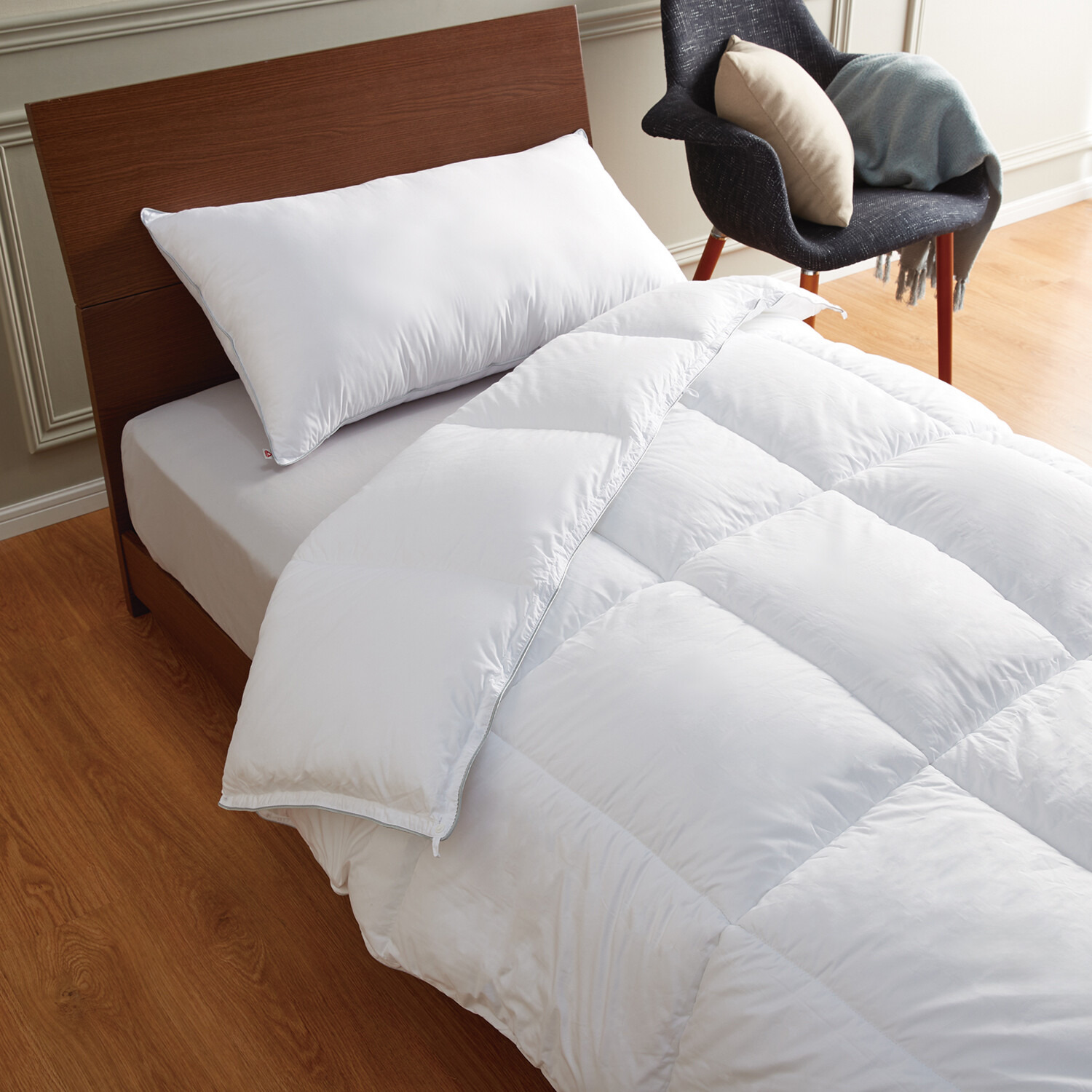 プリマロフト１２００ しっかり暖か＆ ふんわり柔らか！ 洗える掛けふとん ＜シングル＞