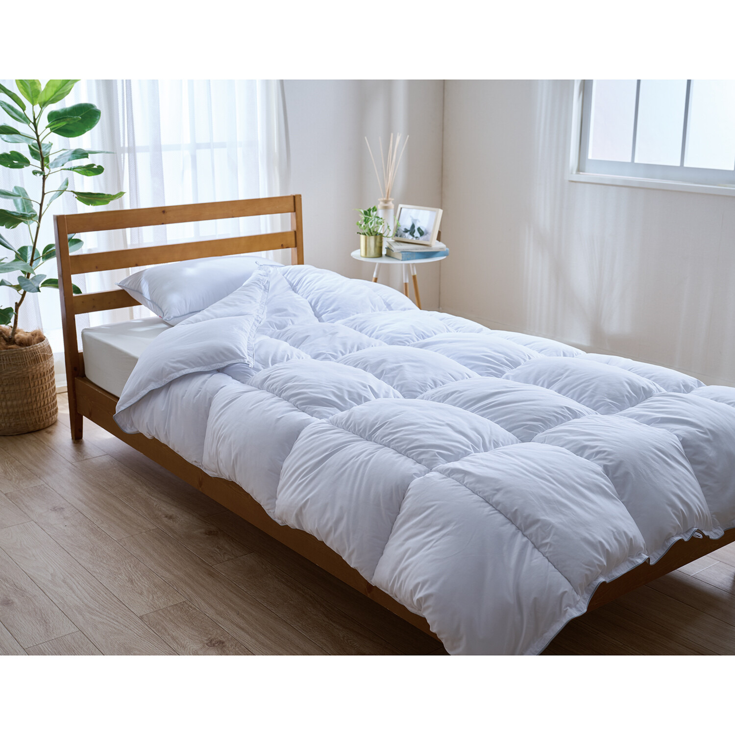 プリマロフト１２００ しっかり暖か＆ ふんわり柔らか！ 洗える掛けふとん ＜シングル＞