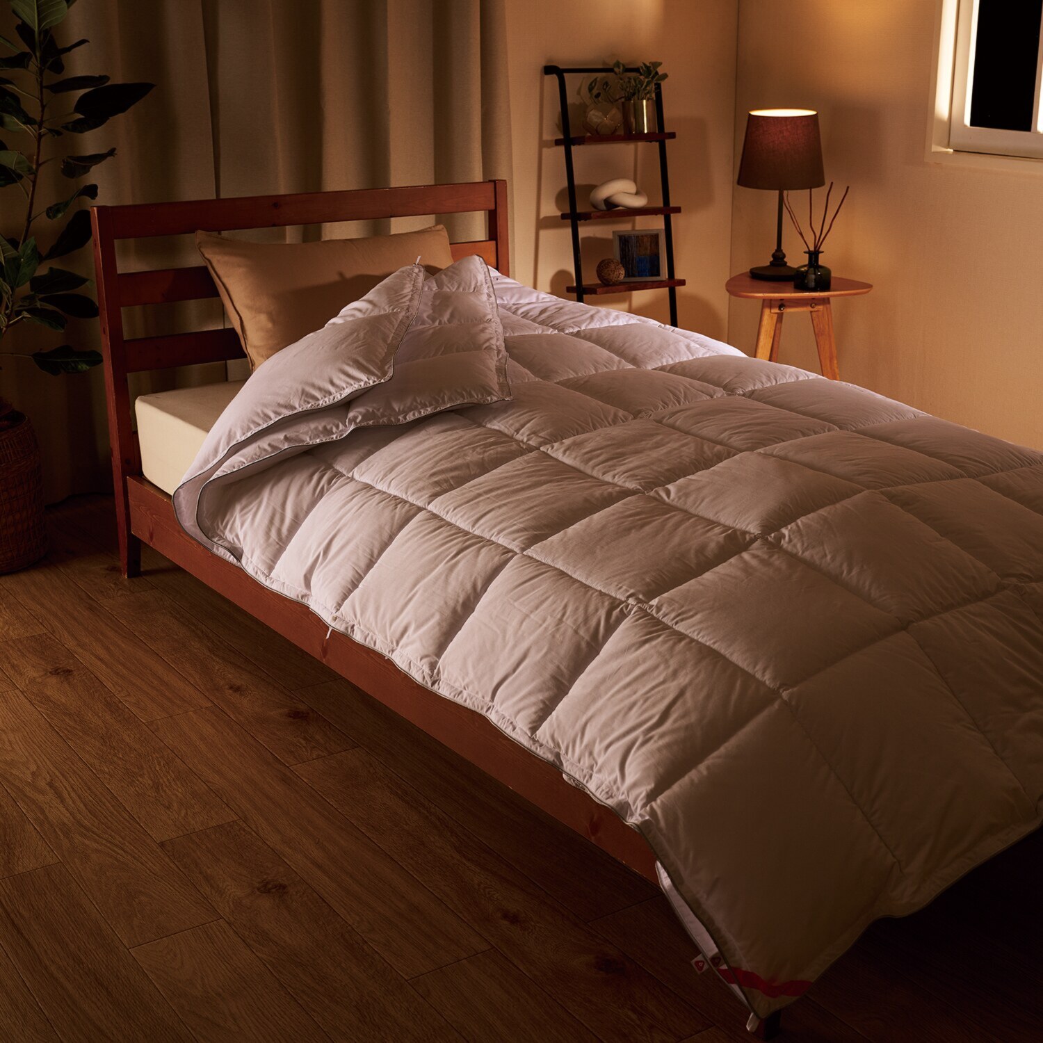 プリマロフト８００ 暖か柔らか 洗える合掛けふとん ＜ダブル＞