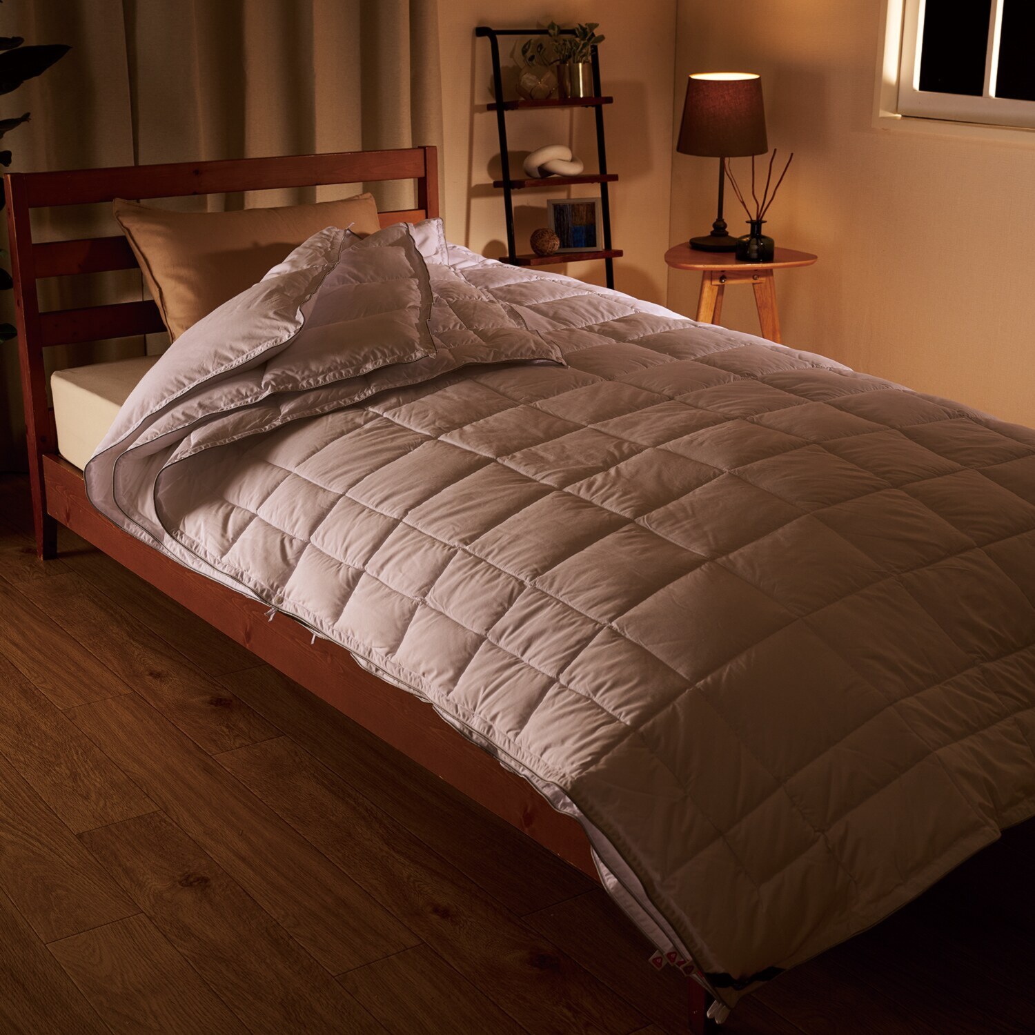 プリマロフト４００ ふんわり柔らか 洗える肌掛けふとん ＜ダブル＞