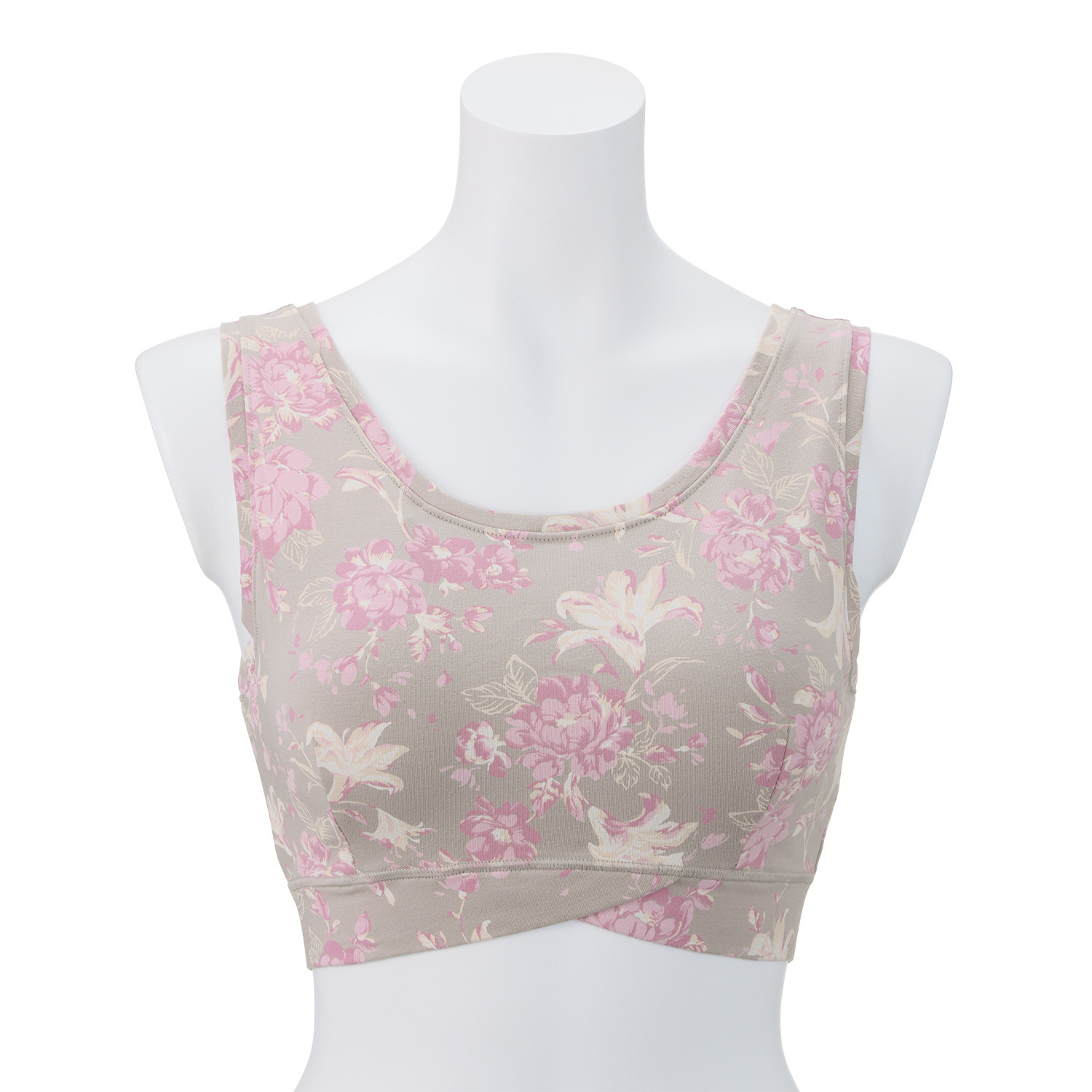 うつくＣ 綿混 すっきりサポートブラ ２枚セット