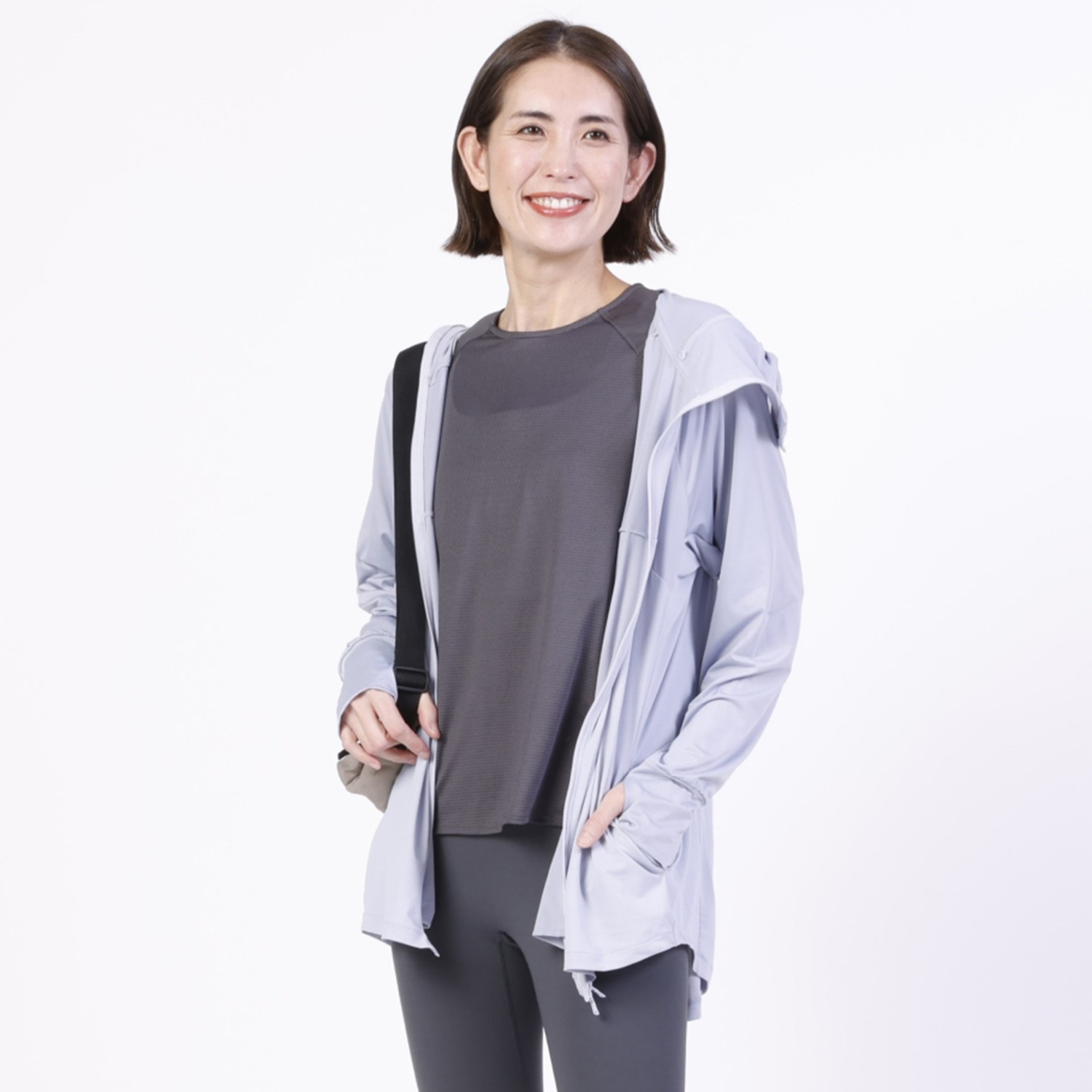 まるっとＵＶ対策 バリバリバリケード パーカー 目元対策シールドパネル付