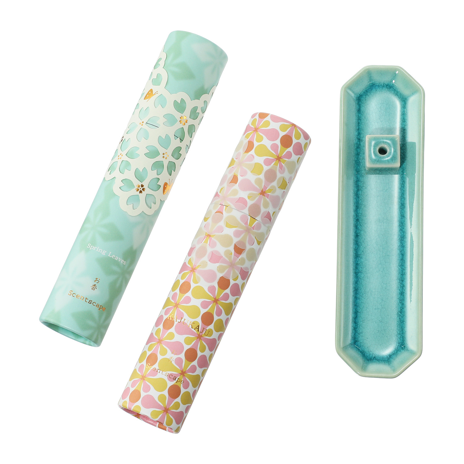 日本香堂 セントスケープ 夏に涼を感じる お香と香皿セット