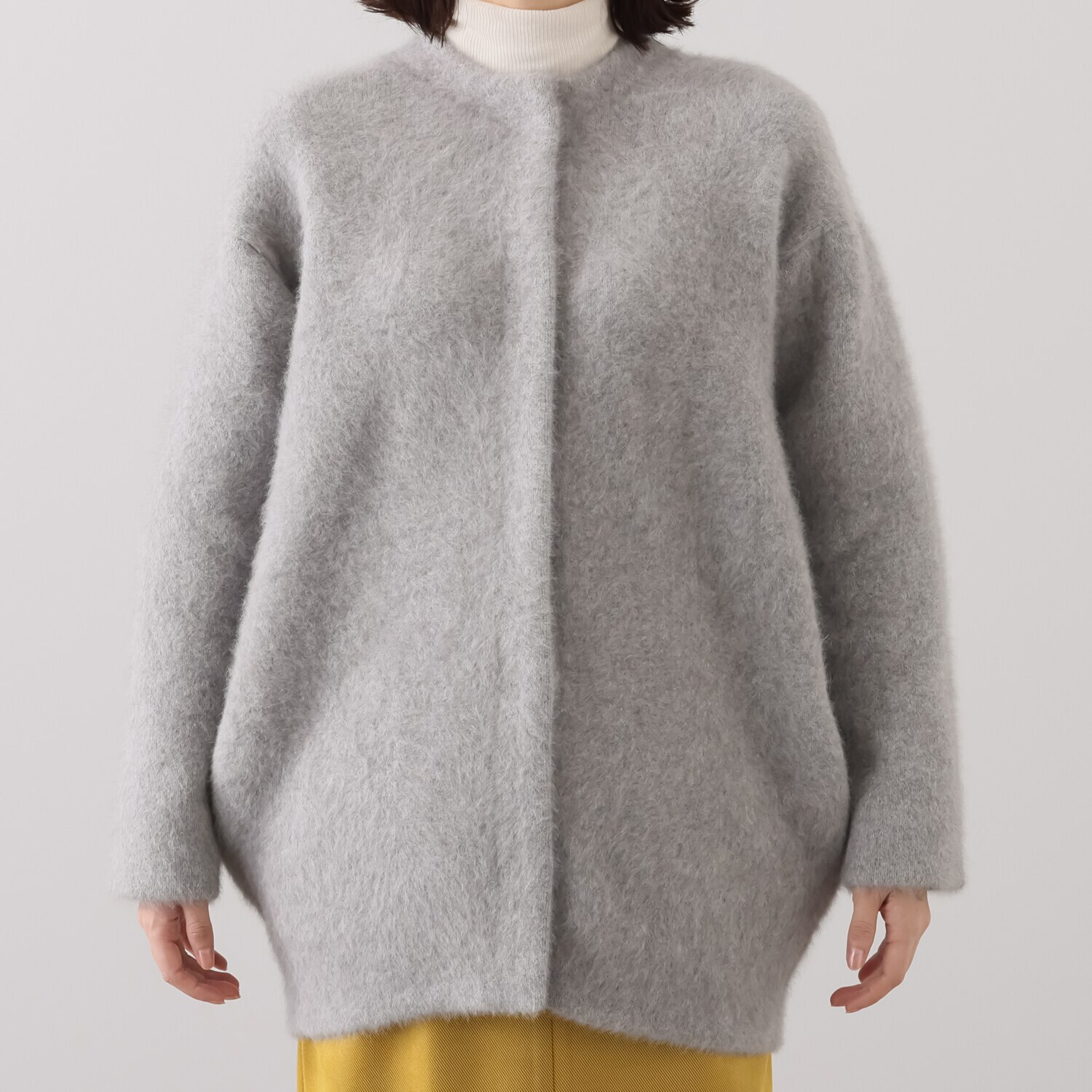 ソアージュ ブルーフォックス ラグジュアリー 接結ニットコート