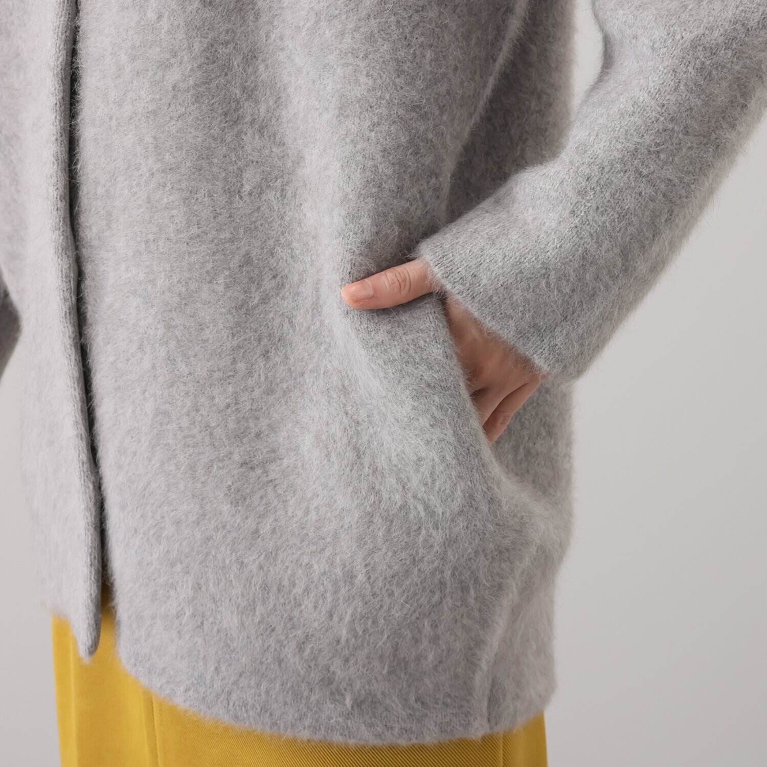 ソアージュ ブルーフォックス ラグジュアリー 接結ニットコート