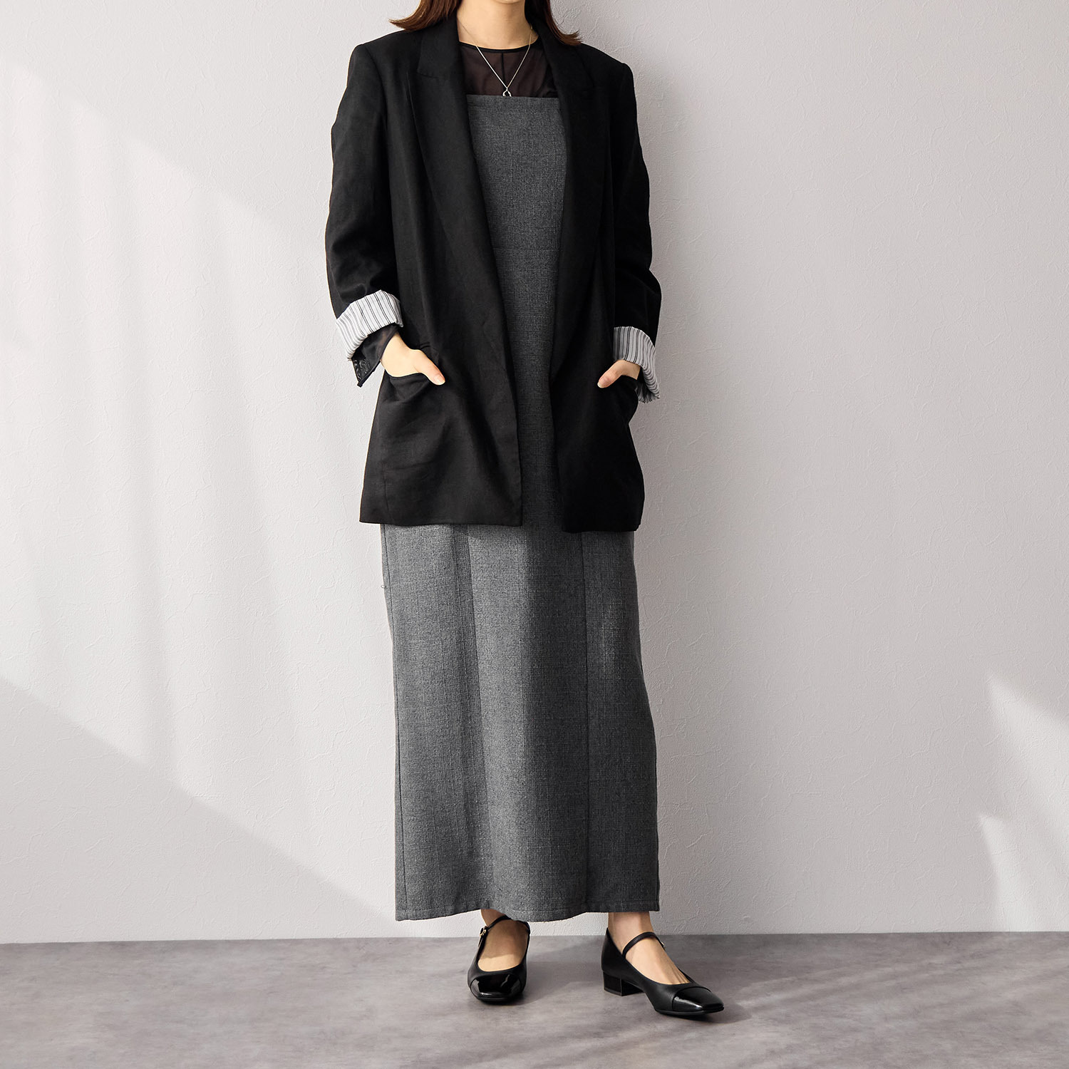 卑弥呼 スクエアトゥ メリージェーンパンプス