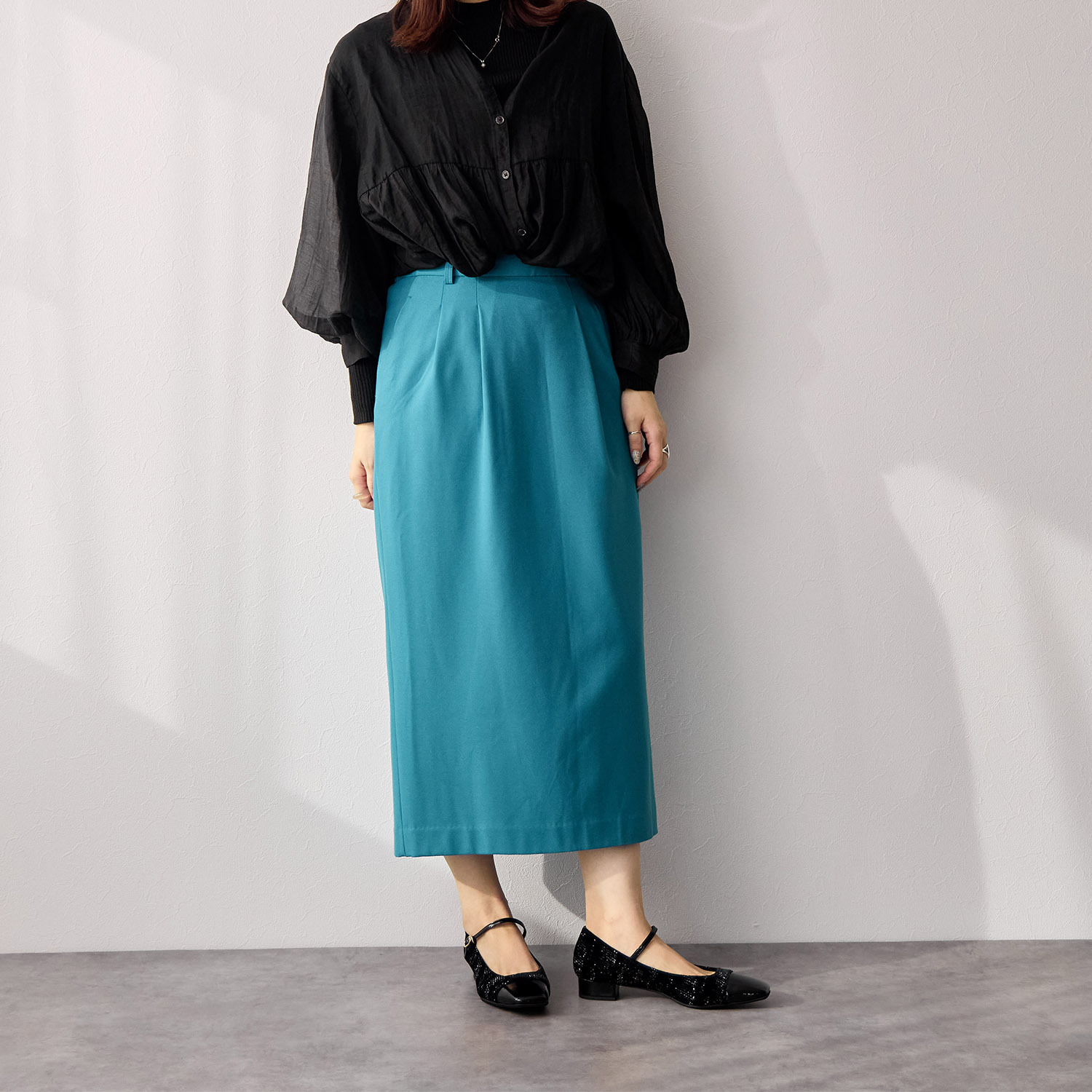 卑弥呼 スクエアトゥ メリージェーンパンプス