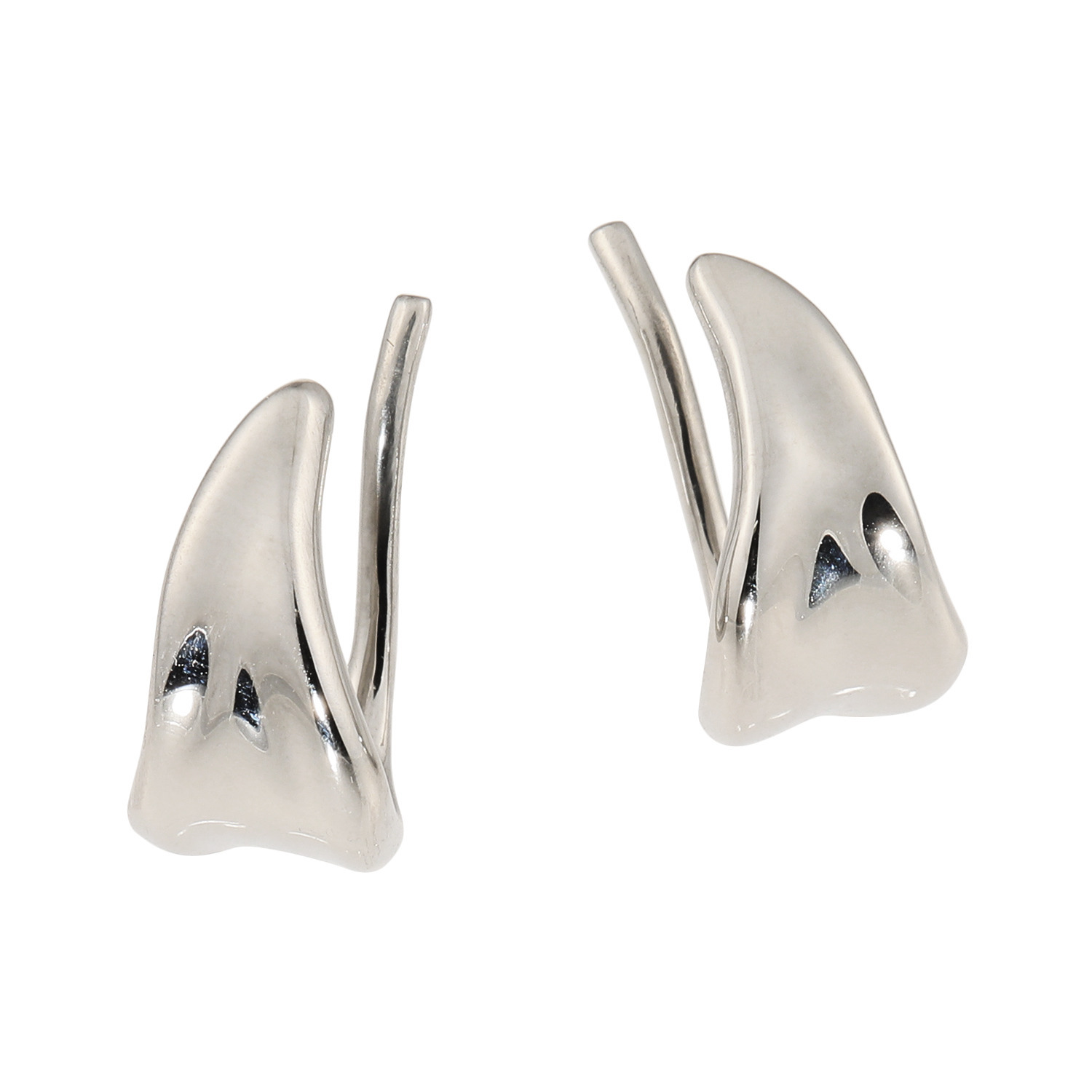 ステングレイス サージカルステンレス ブリーズデザイン ピアス／イヤークリップ