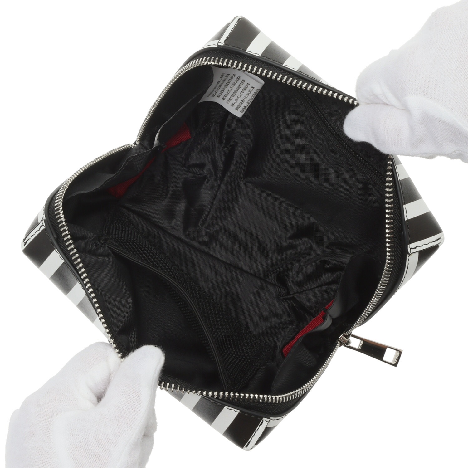 ハッピーフェイス ポケットで収納上手！ レディーエマ 相良刺しゅう レザー風ポーチ