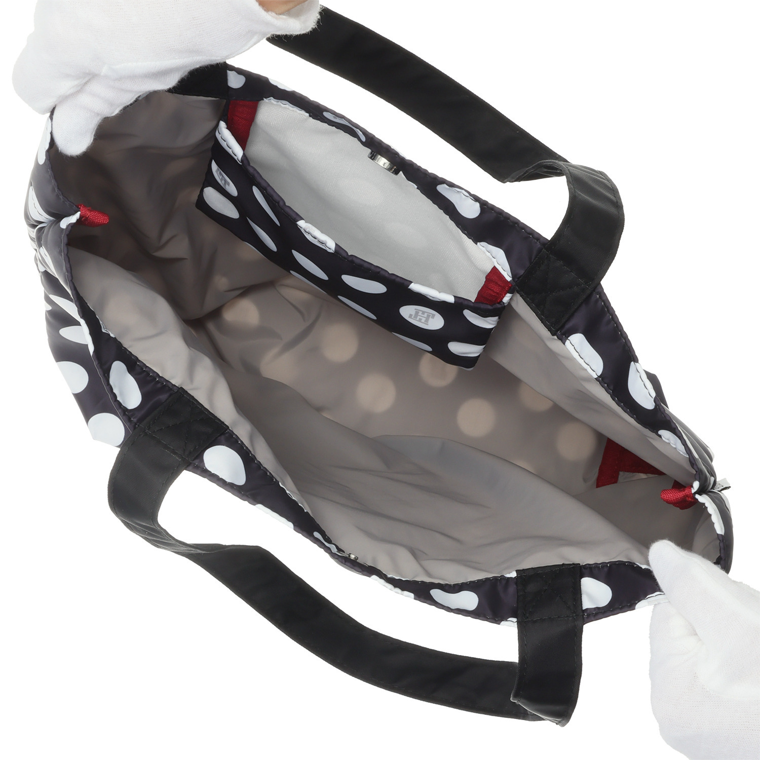 ＜フェイス＞ はっ水 ハッピーフェイス レディーエマ 相良刺しゅう トートバッグ 