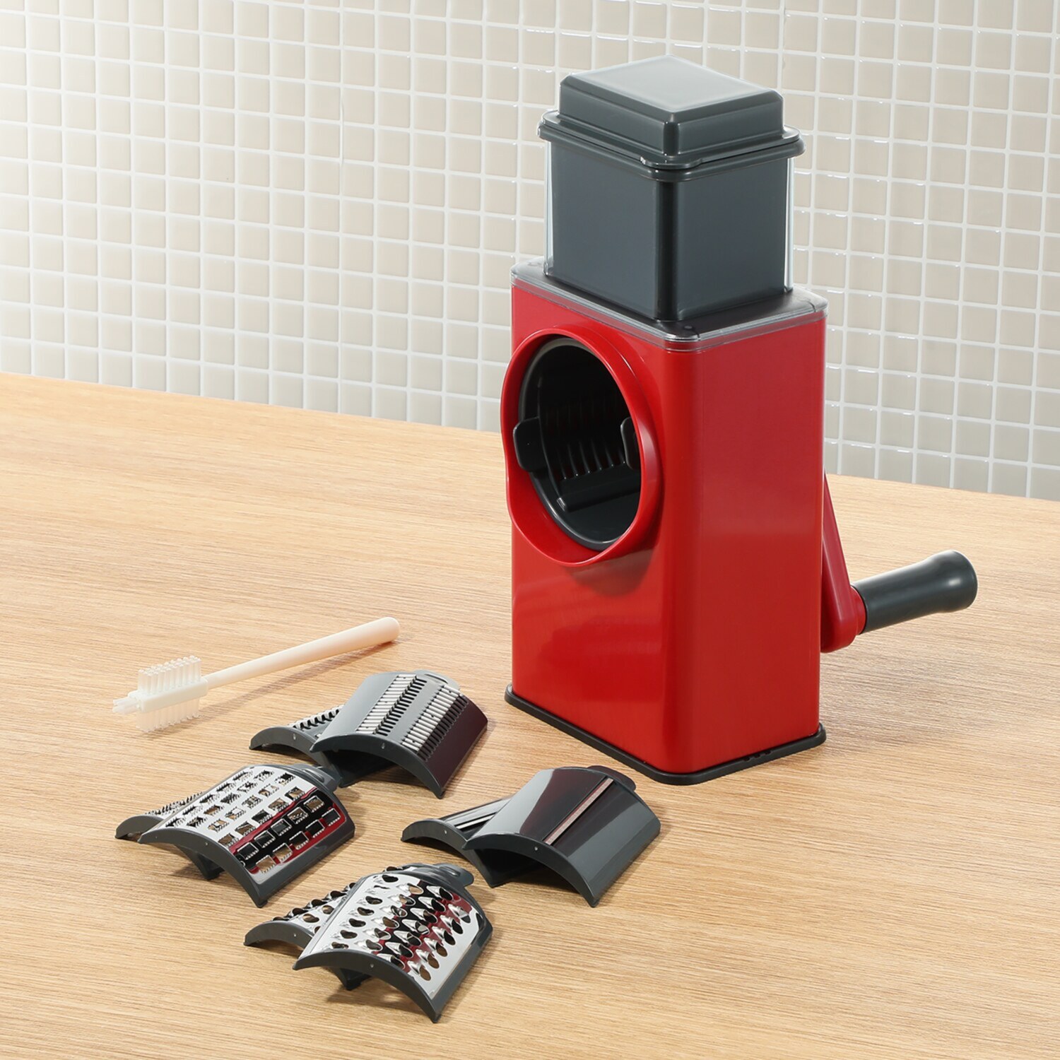 ビバライズ くるくるドッカーン！ 回転マルチスライサー 簡易レシピ付