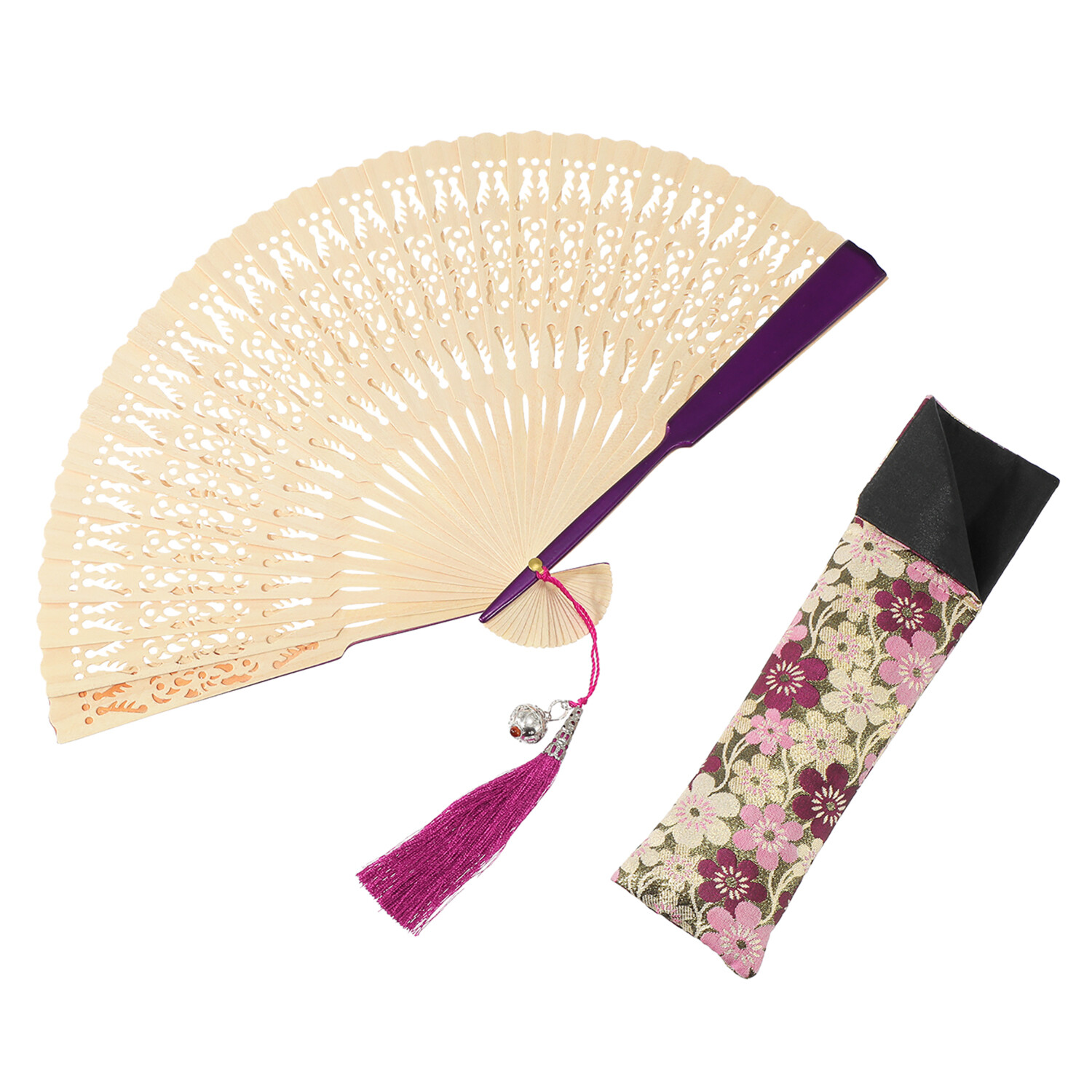 ガムランボール お扇子 ＜福運の風＞ 〜金財万倍・浄化・強運〜 収納ケース付