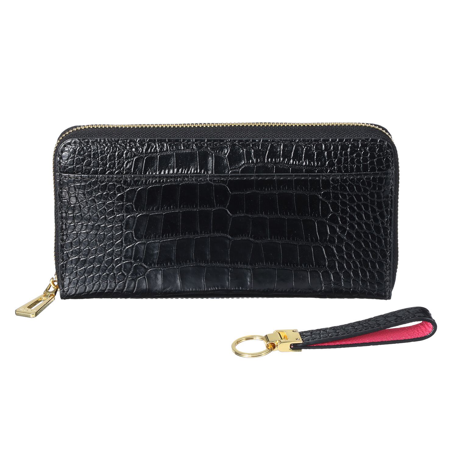 レザージュエルズ ギャレリア　ココリュクス イタリアンレザー ラウンドウォレット ＜キーホルダー付＞