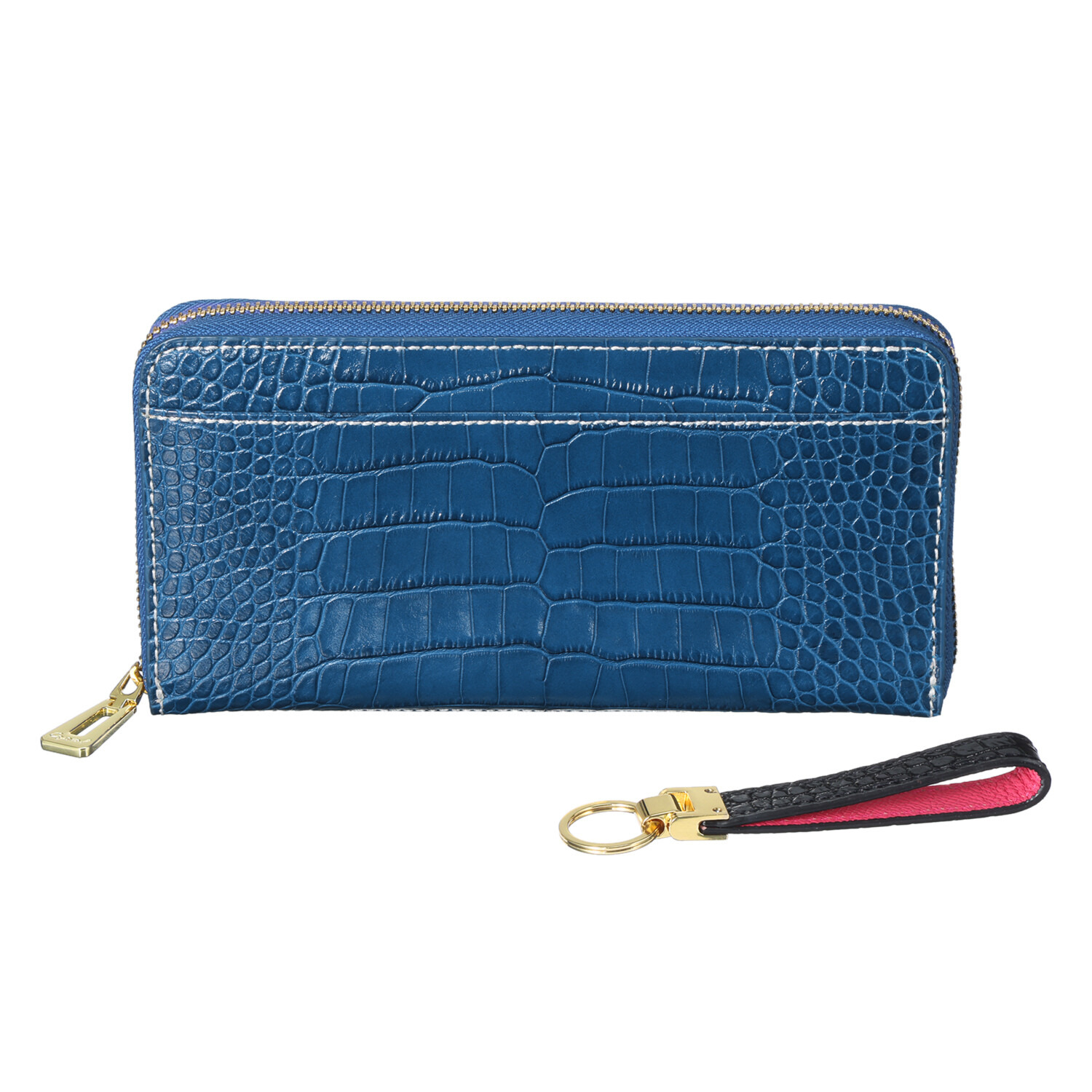 レザージュエルズ ギャレリア　ココリュクス イタリアンレザー ラウンドウォレット ＜キーホルダー付＞